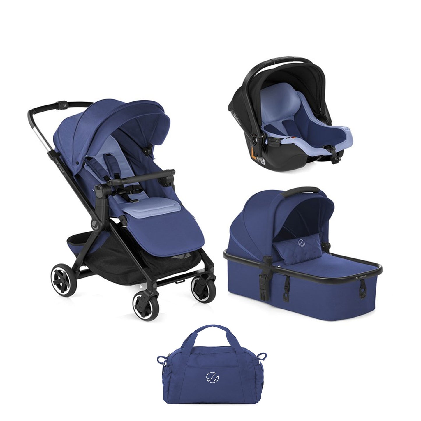 Janè - Trio Passeggino Newel + Micro Pro + Koos Isize R1 + Omaggio Valigetta "Kit Mamma 2023"