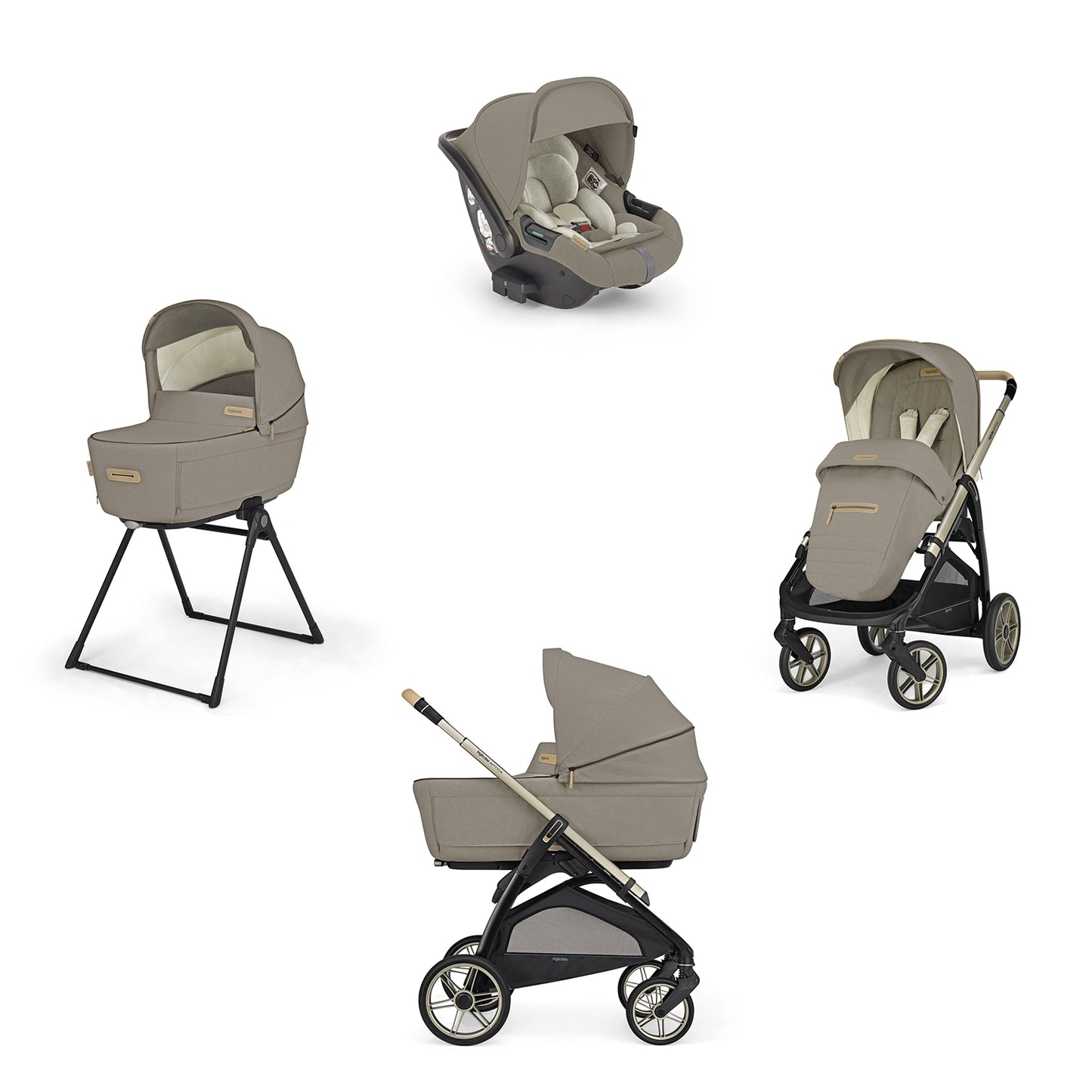 Inglesina - Trio Aptica System Quattro with Darwin Infant Recline including Frame and StandUp