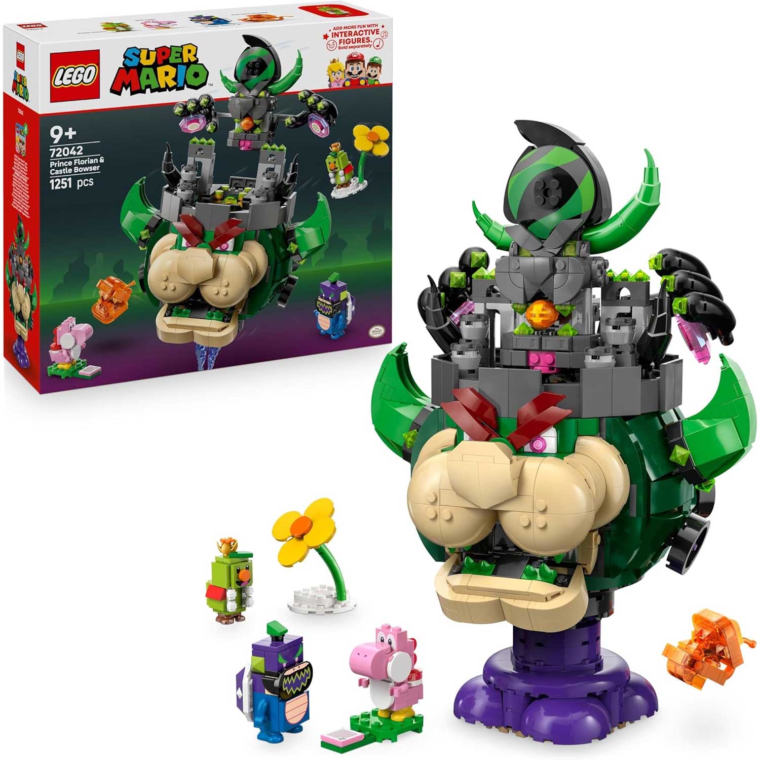 Lego Super Mario Principe Florian E Bowser Castello 72042