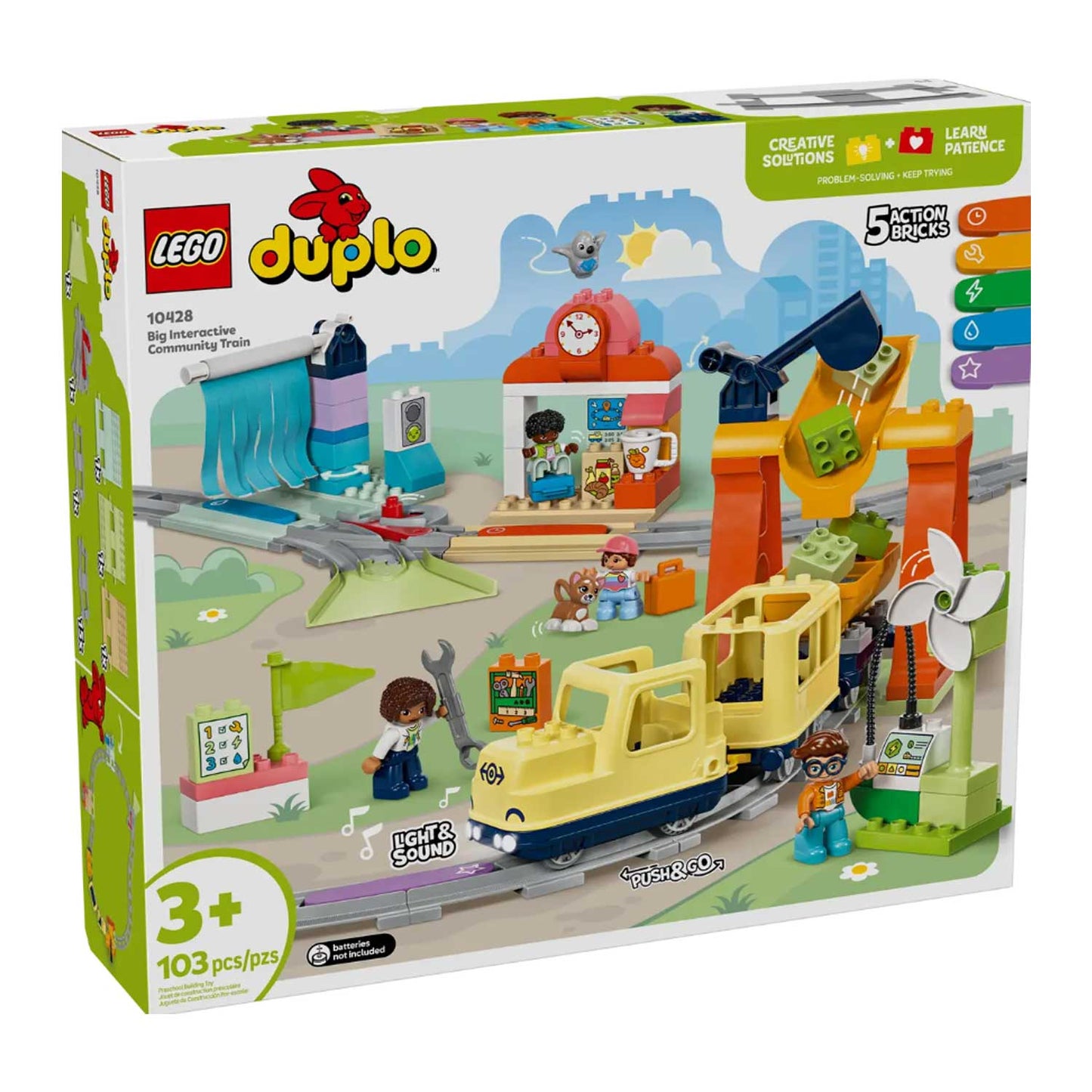 Lego - Linea Duplo Town: Grande Treno Comunitario Interattivo 10428