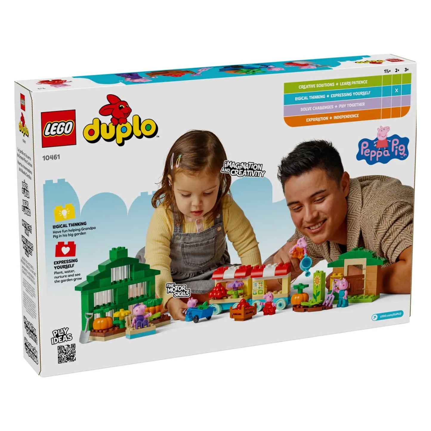 LEGO - Duplo Peppa Pig: Il giardino e la serra di Nonno Pig 10461