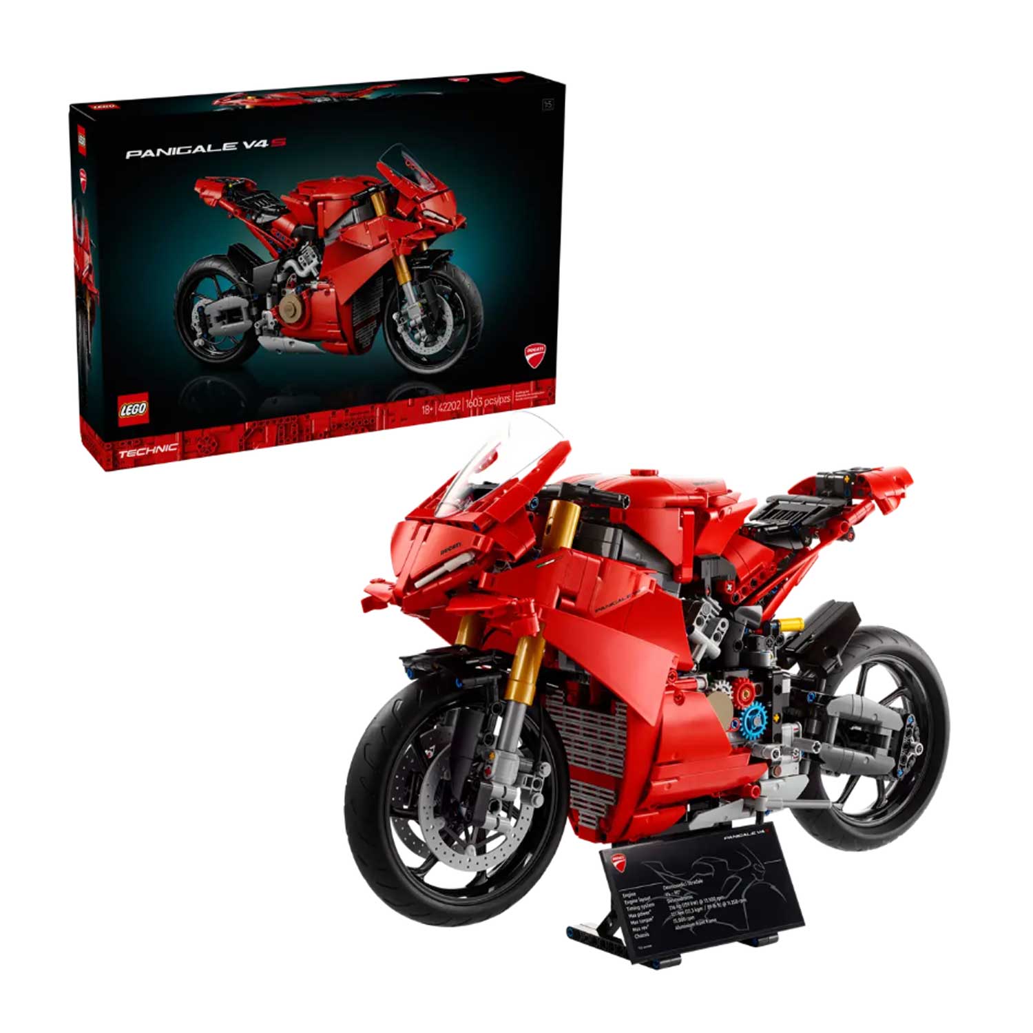 Lego Linea Technic: Motocicletta Ducati Panigale V4 S 42202