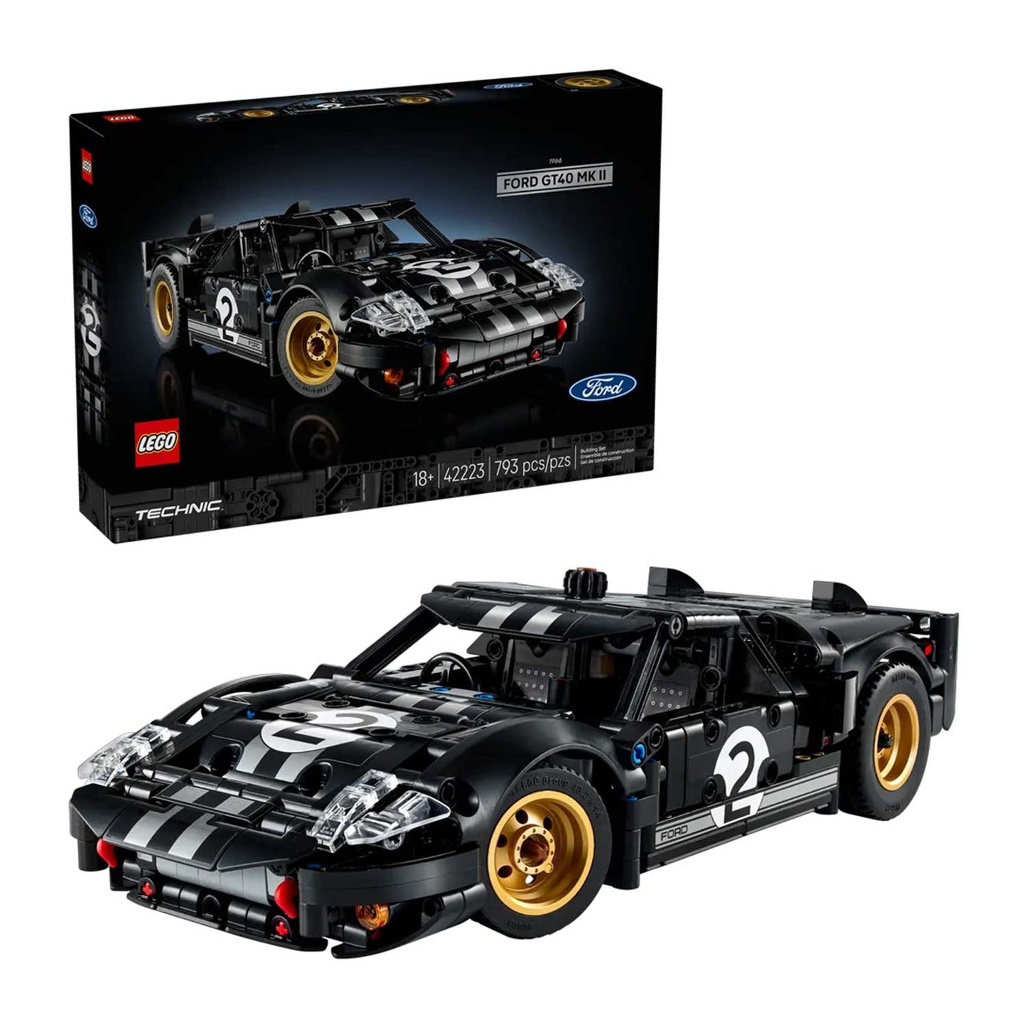 LEGO - Technic Auto Da Corsa Ford Gt40 Mkii 1966 42223
