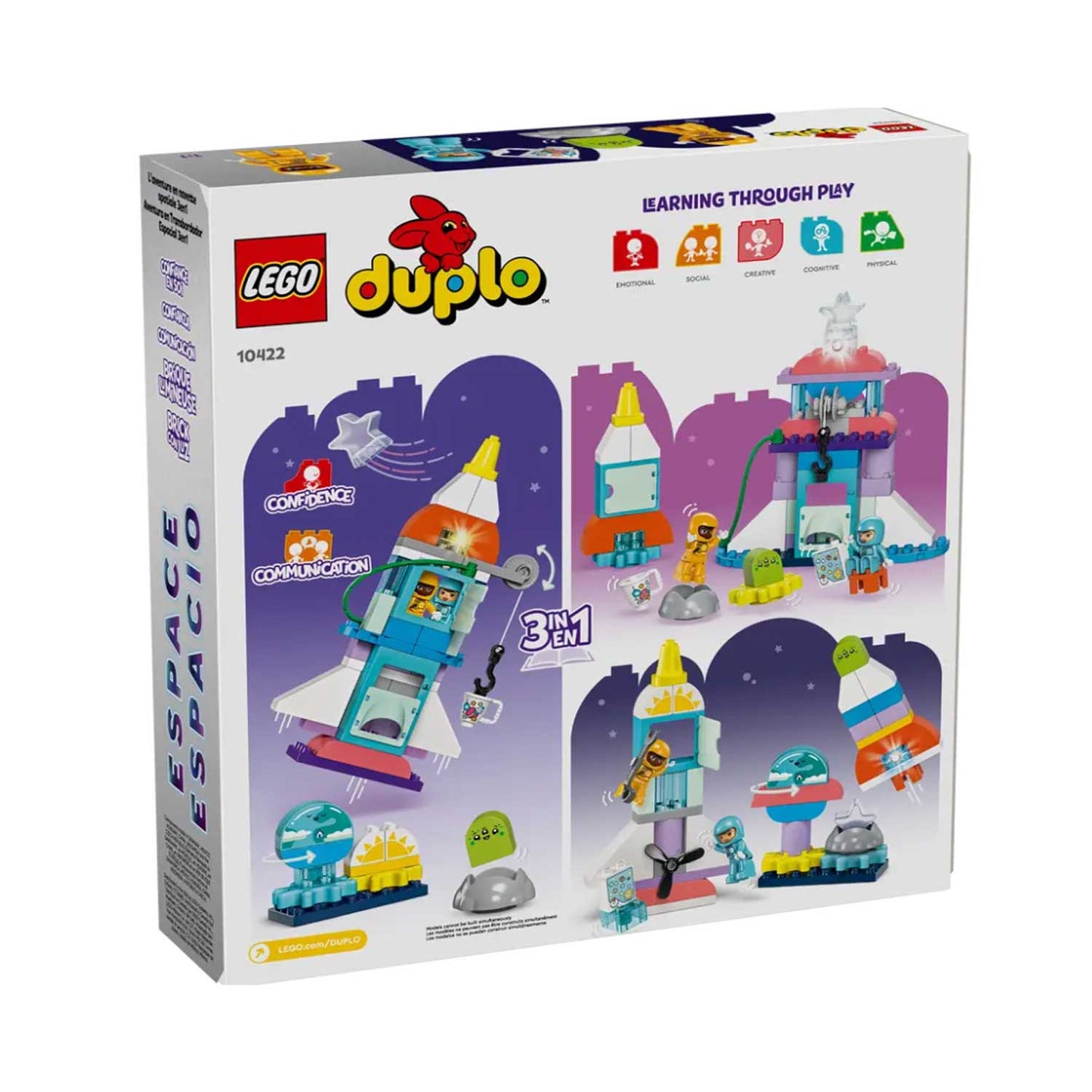 Lego - Lego Duplo Town Avventura Dello Space Shuttle 3In1 10422