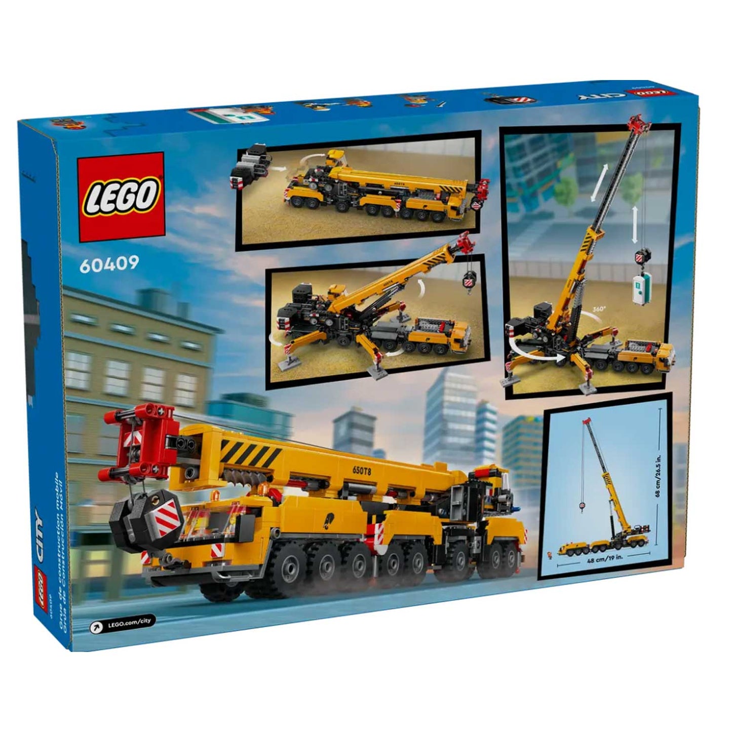 Lego - Lego City: Gru Da Cantiere Mobile Gialla 60409