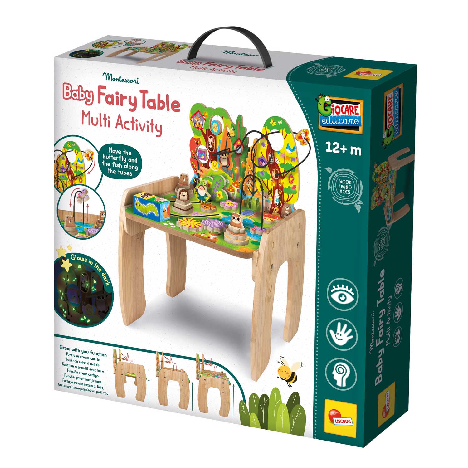 CEWROM Gioco Montessori In Legno – Colonna Colorata 48 Pezzi Per Imparare Numeri E Motricità Fine (3-6 Anni) - 4