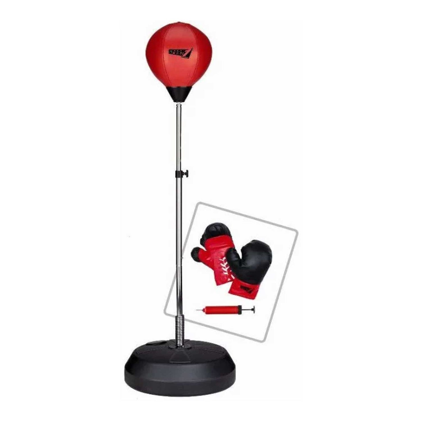 Mandelli - Punching Ball Pro Con Guantoni E Pompa
