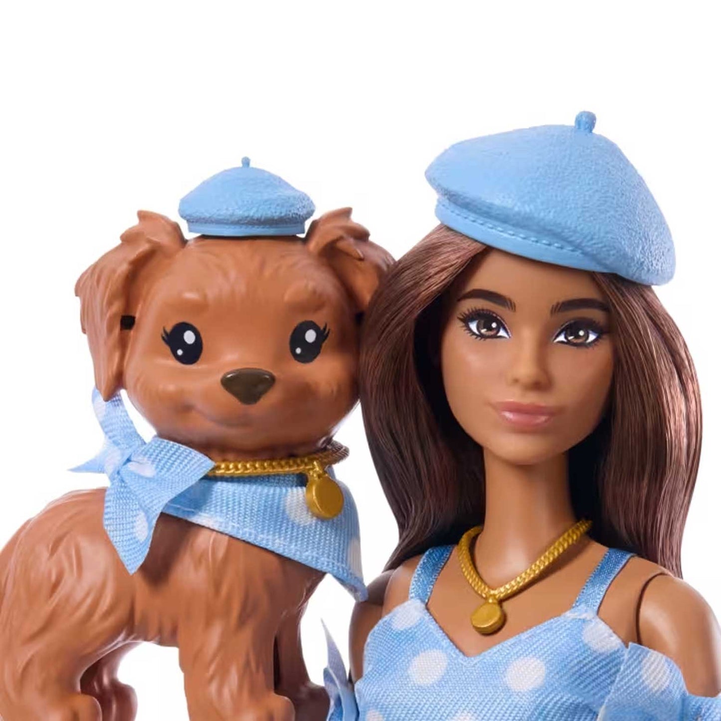 Mattel - Barbie Cuccioli A Passeggio Azzurra JFP38