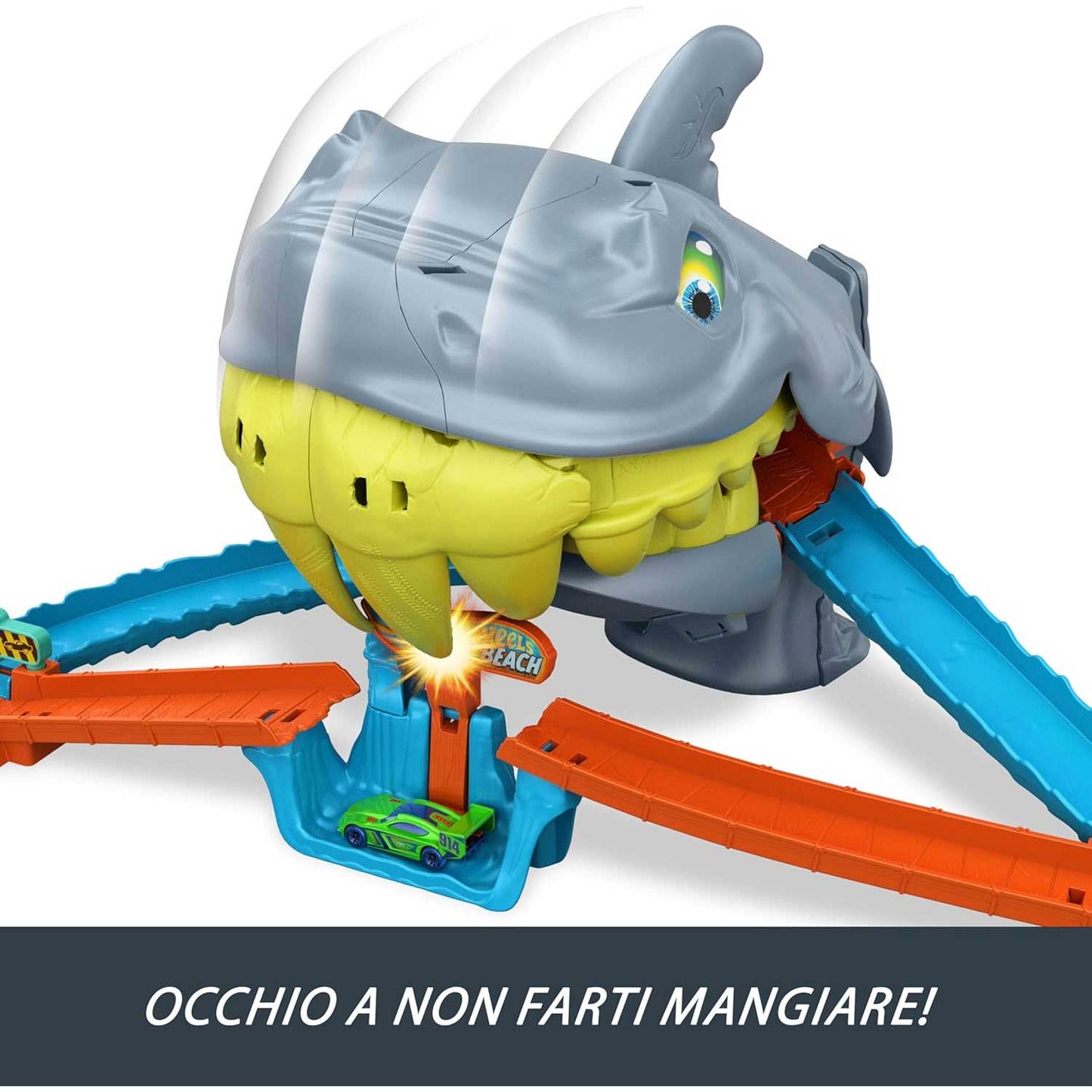 Mattel - Hot Wheels Attacco Del Mega Squalo JHL96