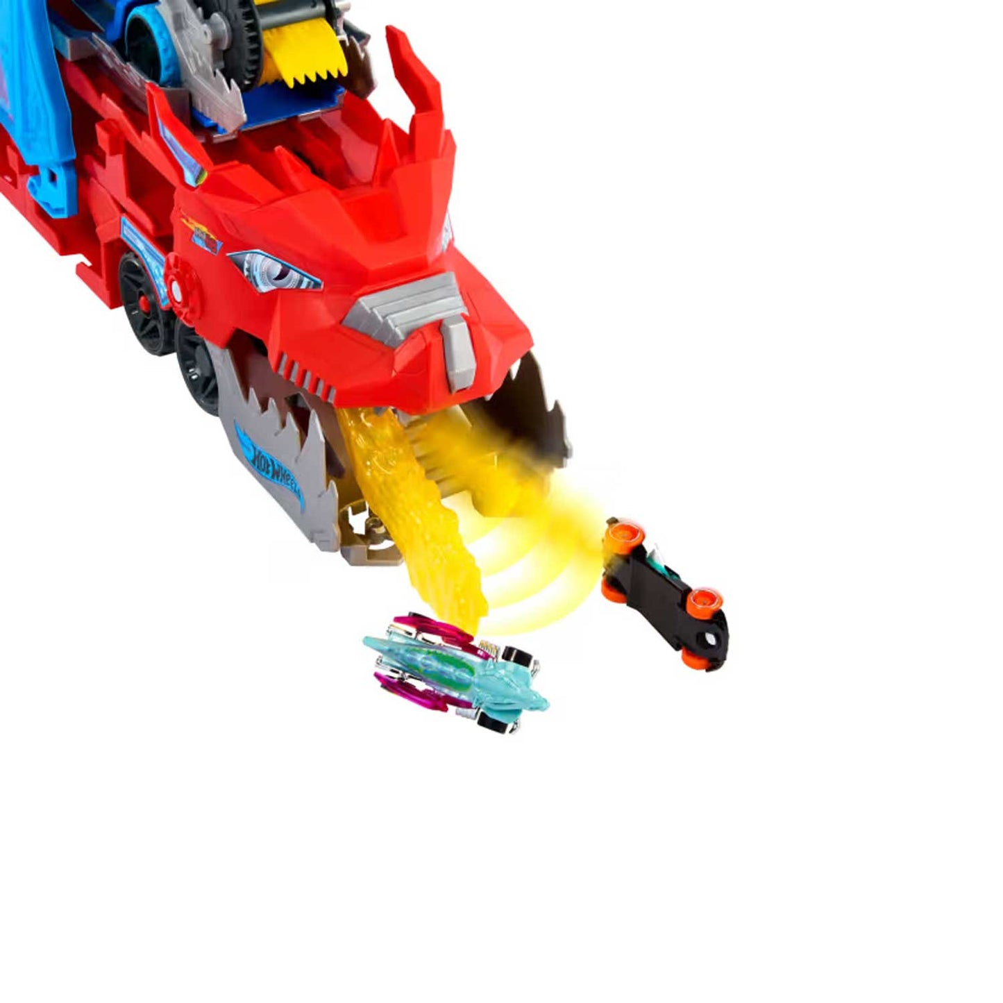 Mattel - Hot Wheels City Drago Trasportatore Trasformabile JBM72