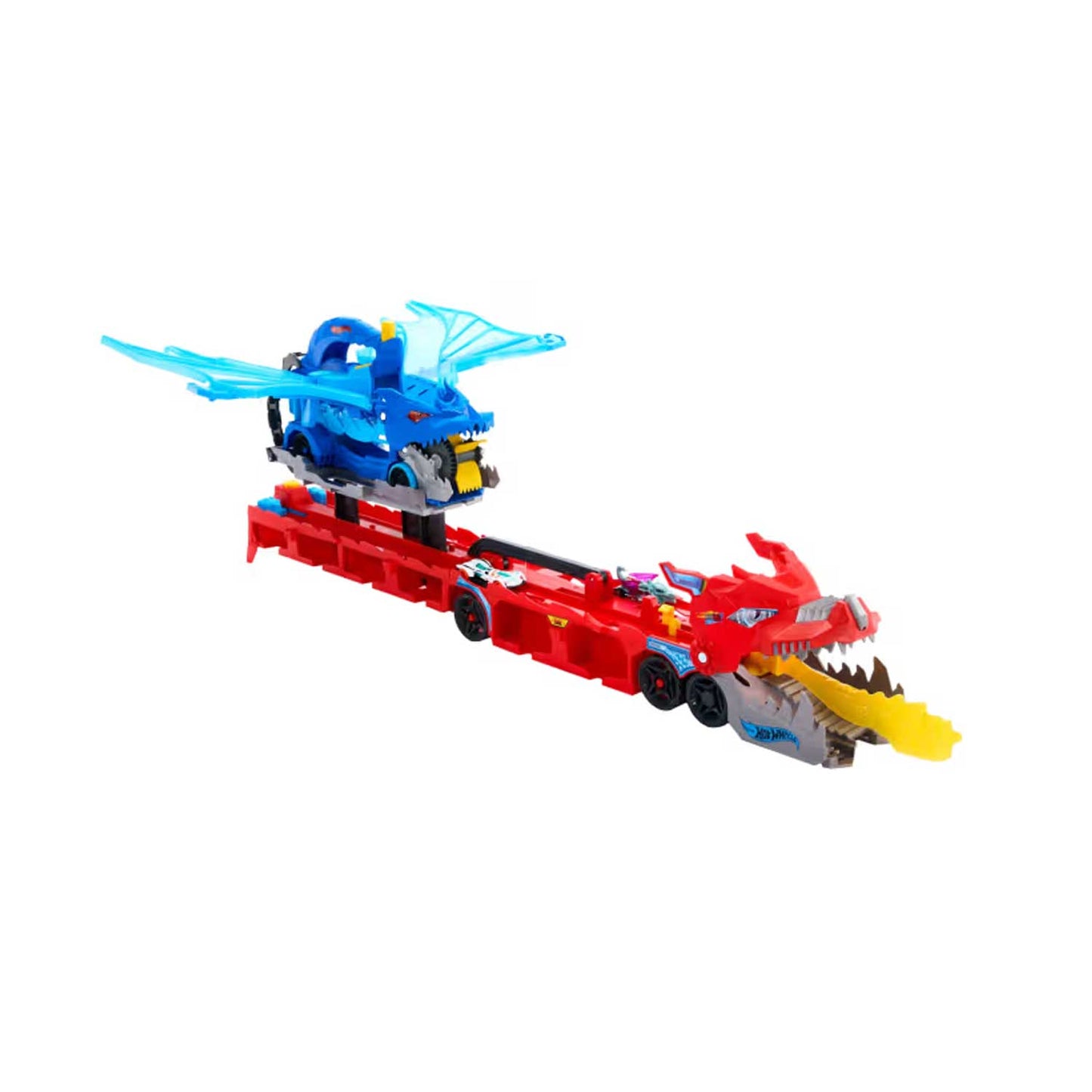 Mattel - Hot Wheels City Drago Trasportatore Trasformabile JBM72
