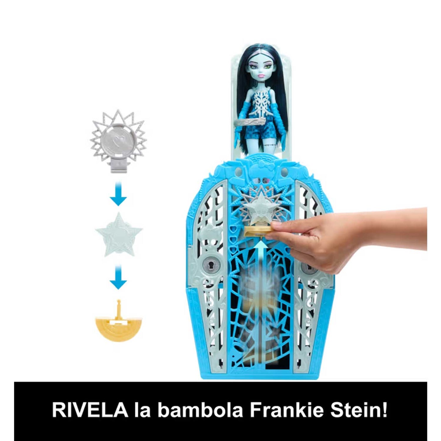 Mattel - Monster High Segreti Da Brivido Serie 6 Frankie JBG81