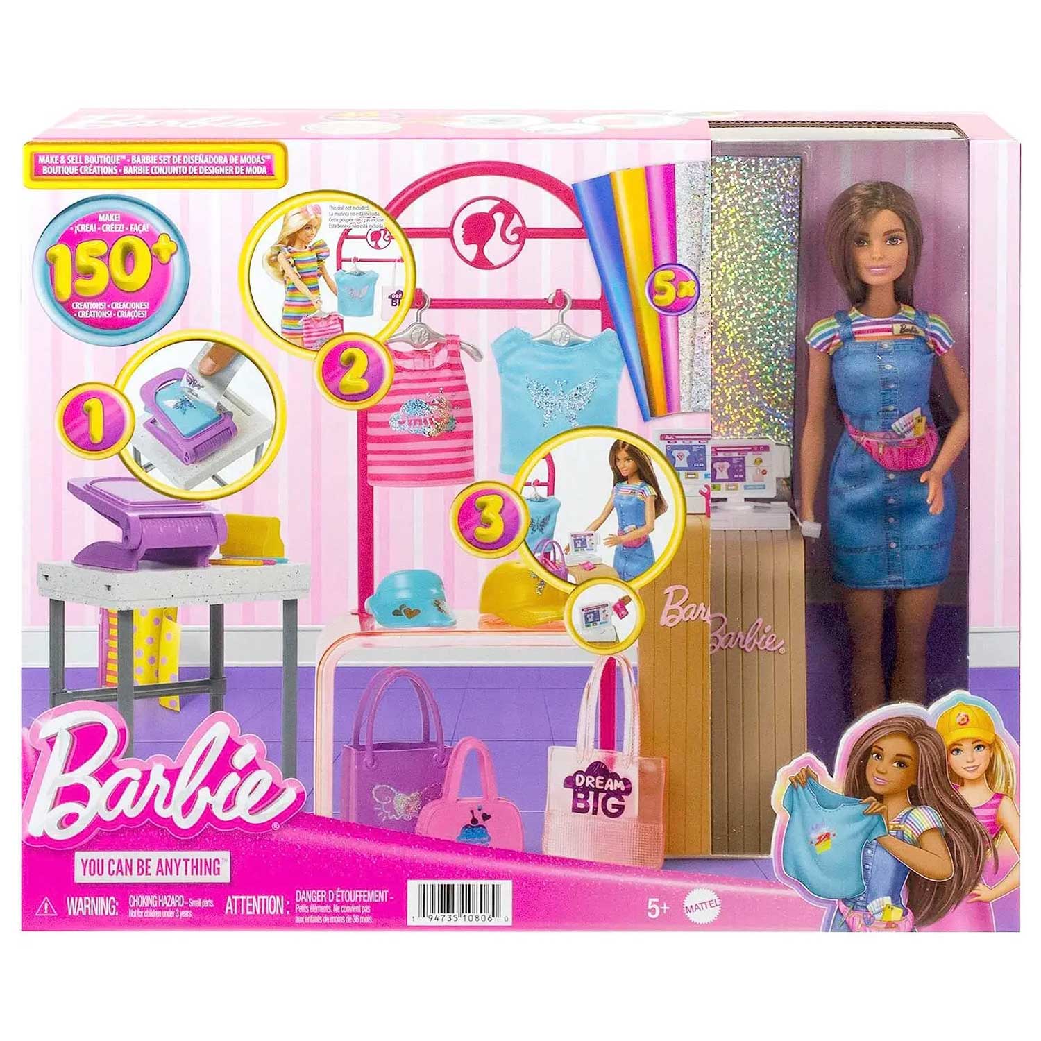 Mattel - Barbie Boutique Moda HKT78 – Iperbimbo