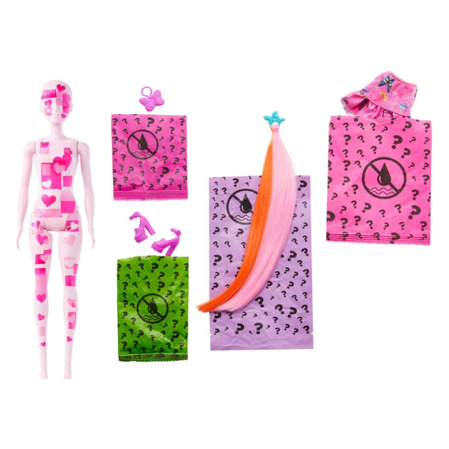Mattel - Barbie Colour Reveal Serie Pigiami HJX55