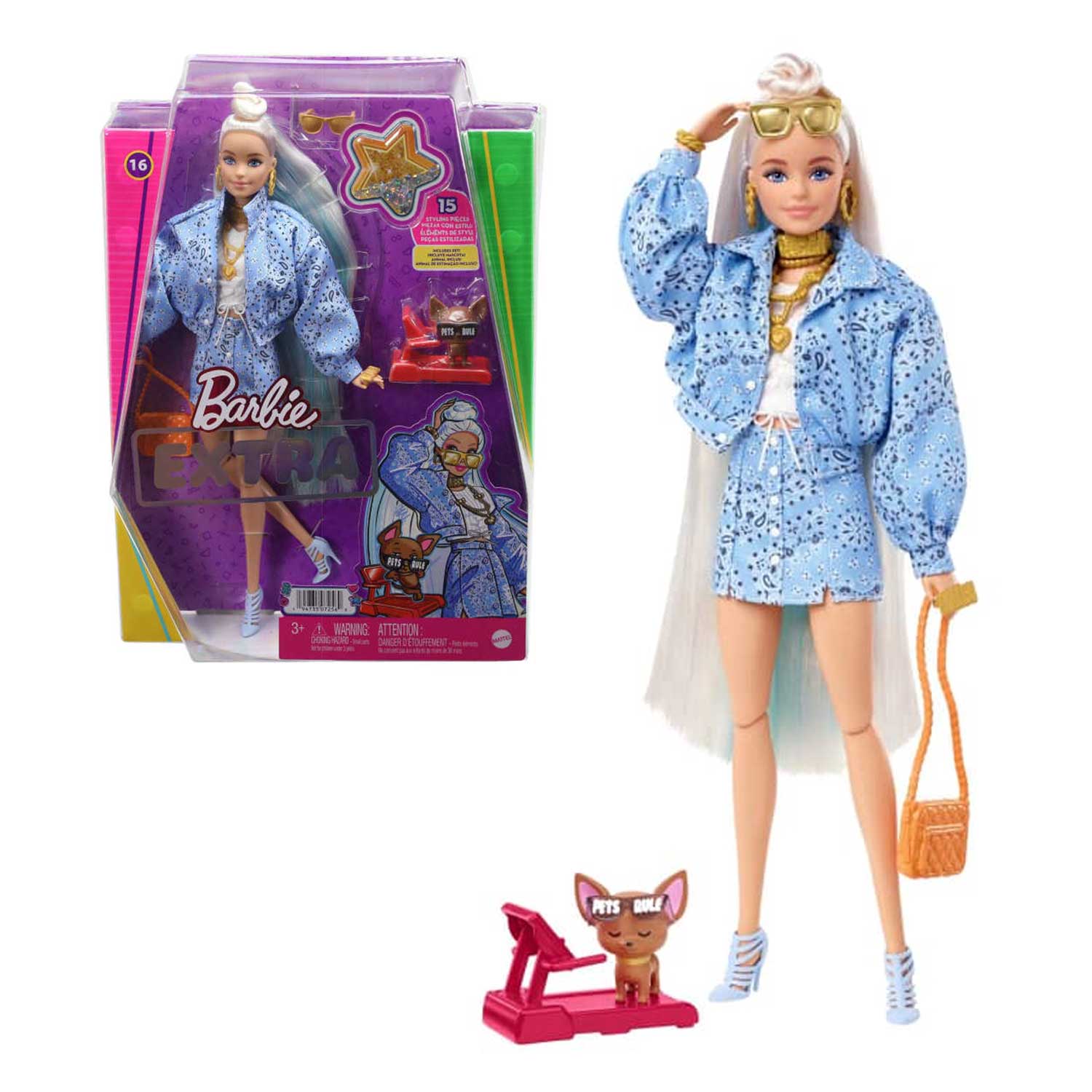 Mattel - Barbie Extra Look Bandana HHN08 – Iperbimbo