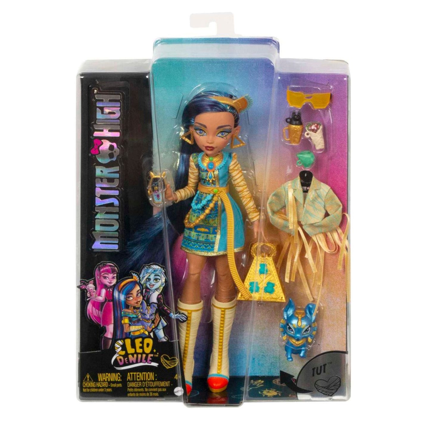 Mattel - Core Doll Bambola Monster High Con Abiti, Cuccioli E Accessori HPD53