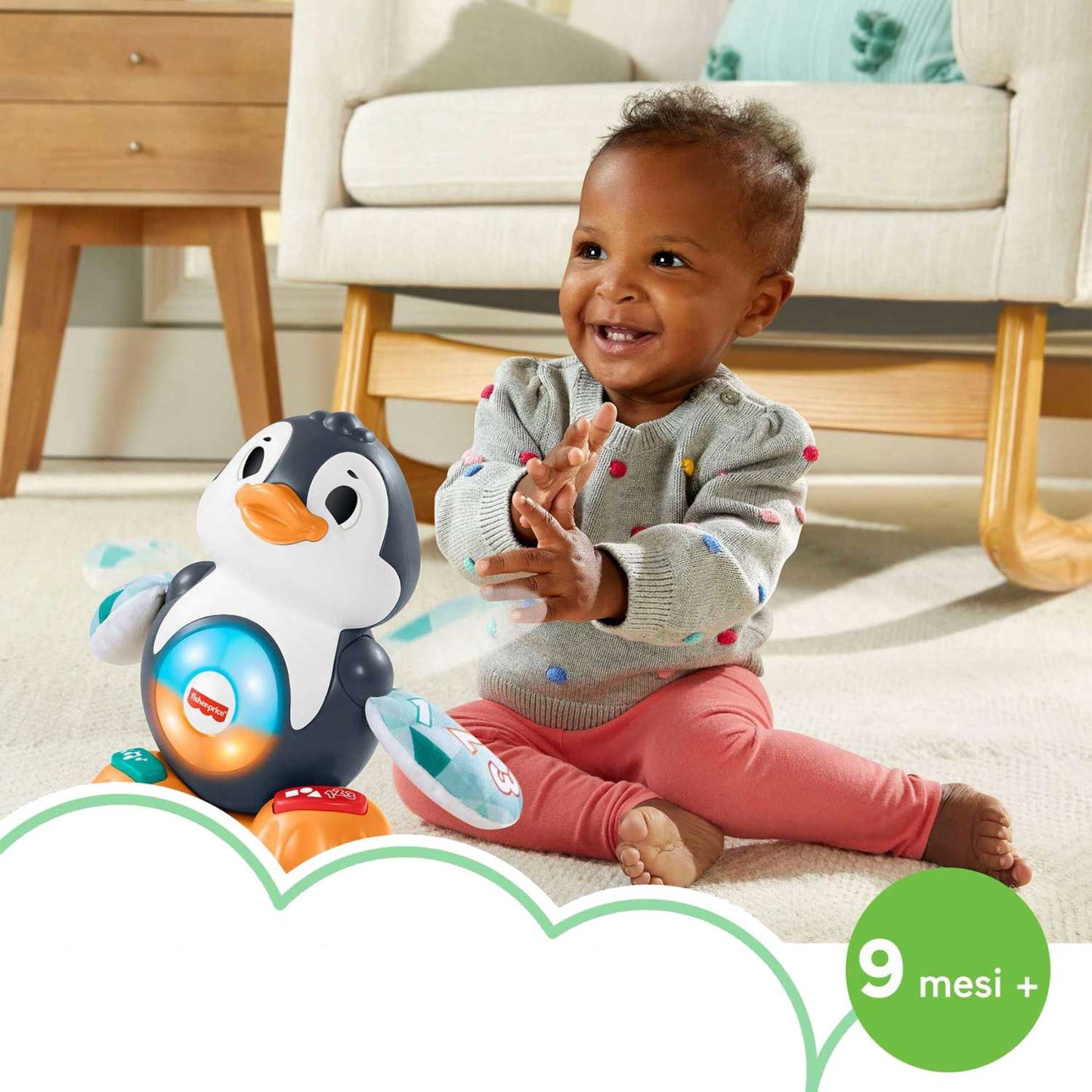 Fisher Price - Parlamici Pino Pinguino Numeri E Parole HRB78