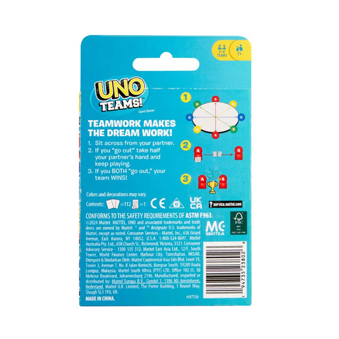 Mattel - Games Uno Teams HXT58