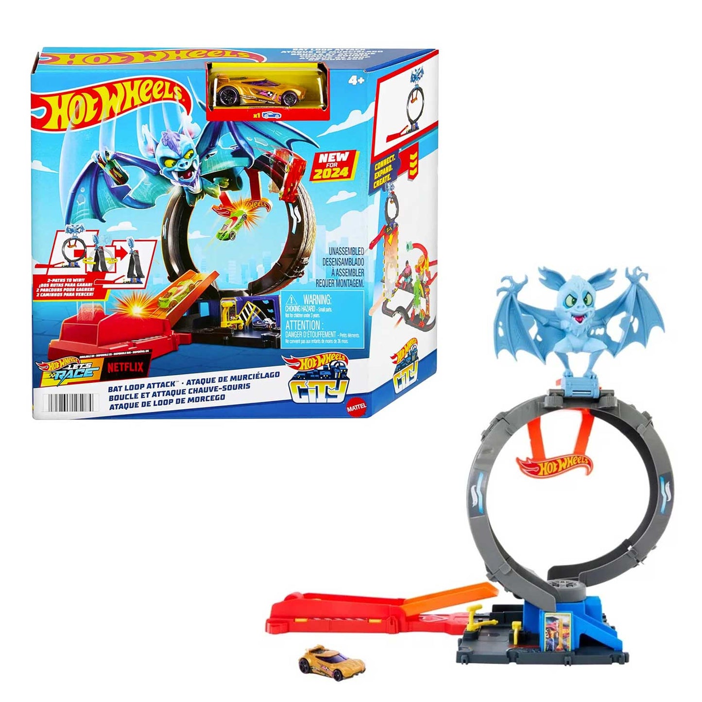 Mattel - Hot Wheels® City Monstrous Creatures HDR29 - Gorilla Destructive Attack HDR30