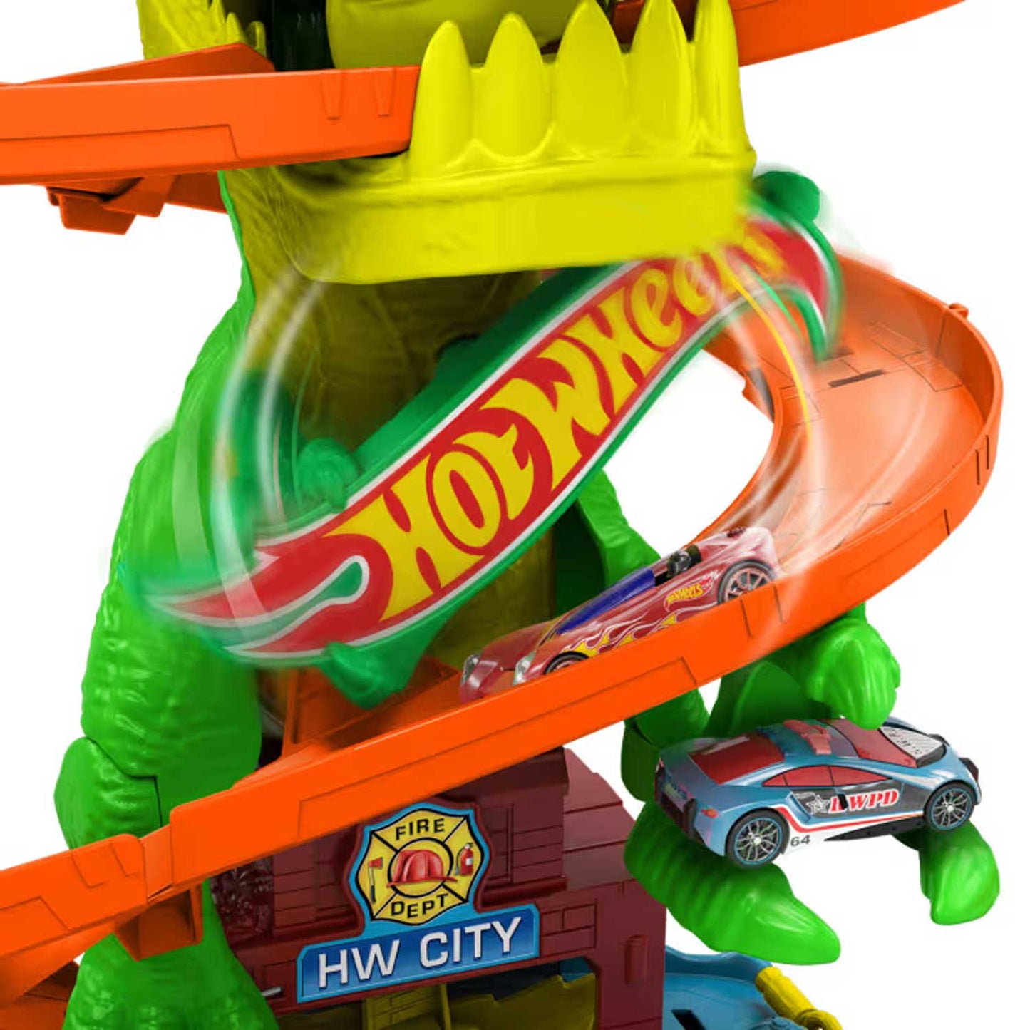 Mattel - Hot Wheels City T-Rex Battaglia Infuocata JBM73