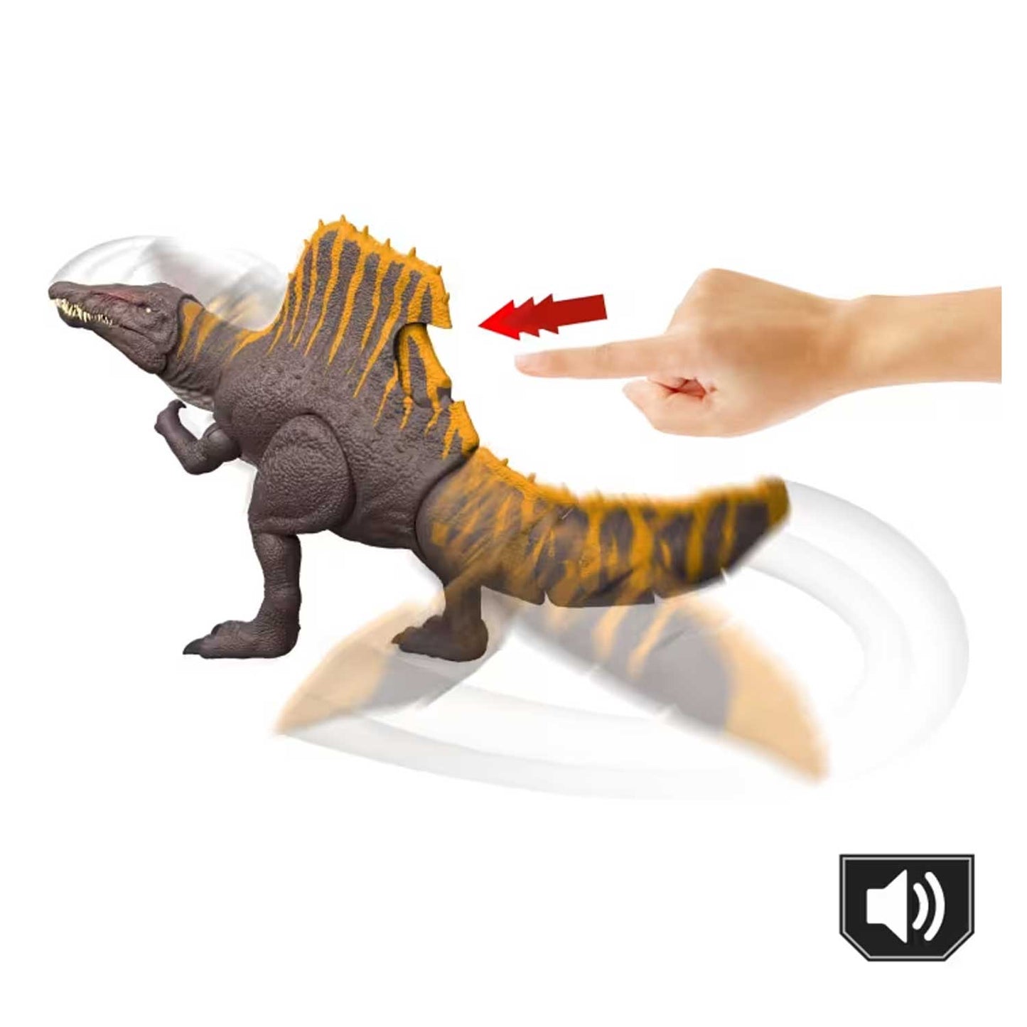 Mattel - Jurassic World: Rebirth Spinosauro Attacco Furioso JGB56