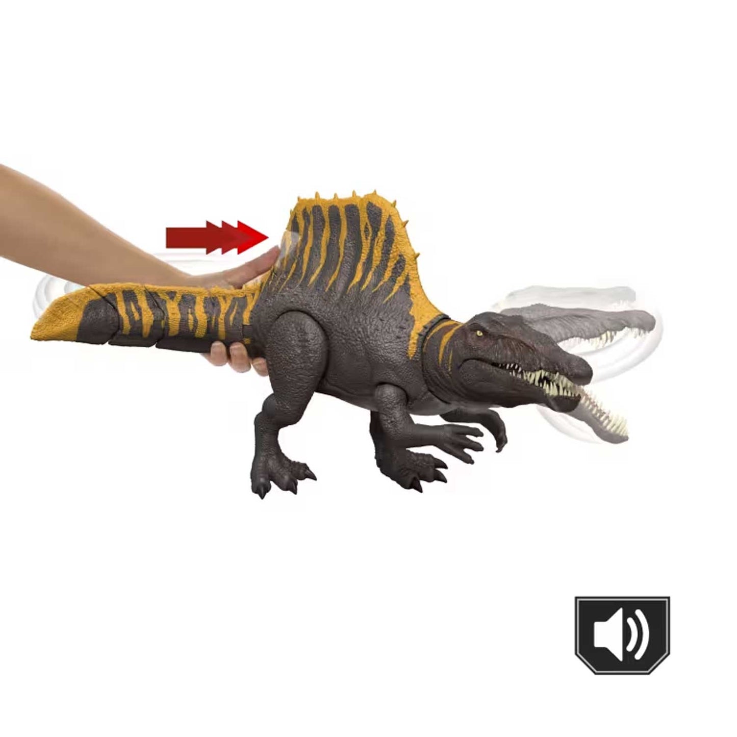 Mattel - Jurassic World: Rebirth Spinosauro Attacco Furioso JGB56