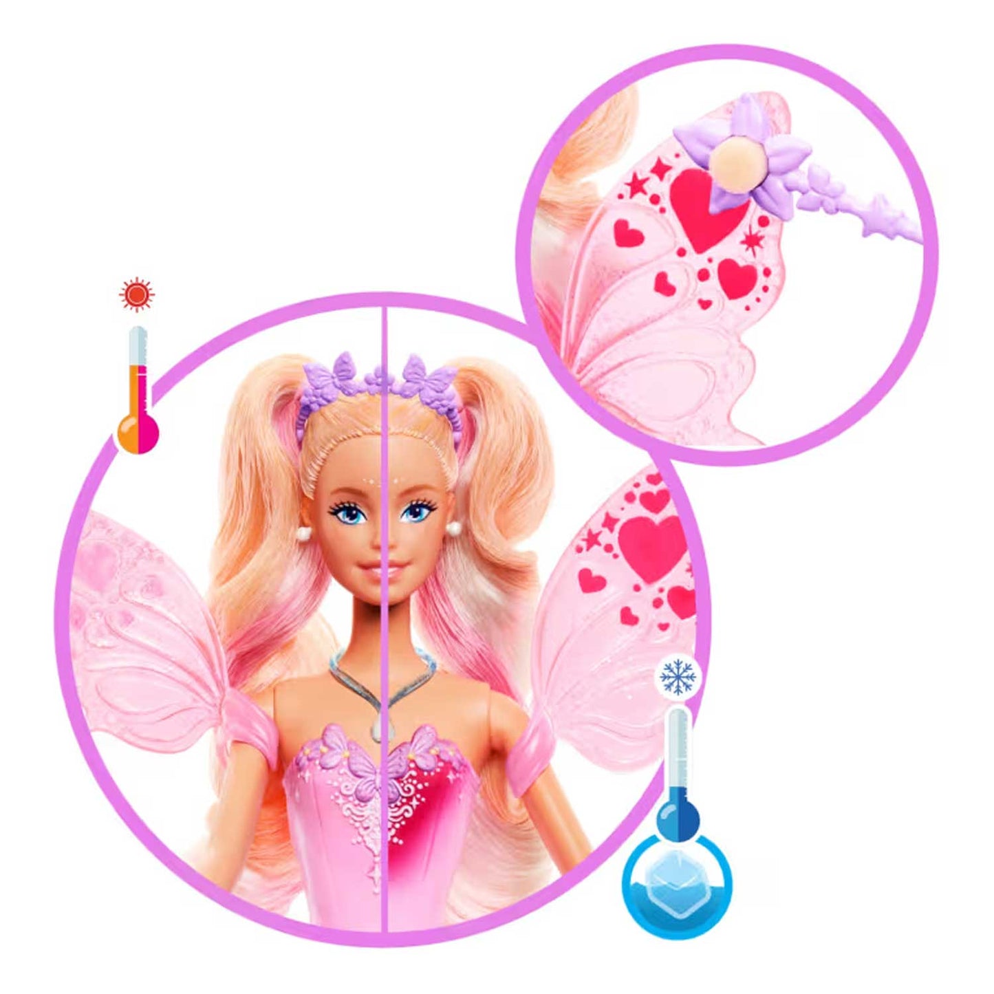 Mattel - Barbie Fatina Cambia Colore JCP76