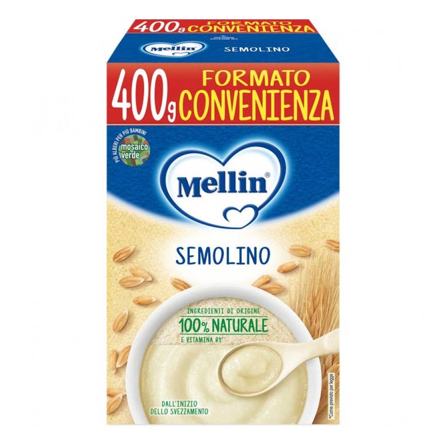 Mellin - Crema Semolino: Confezione 400 gr
