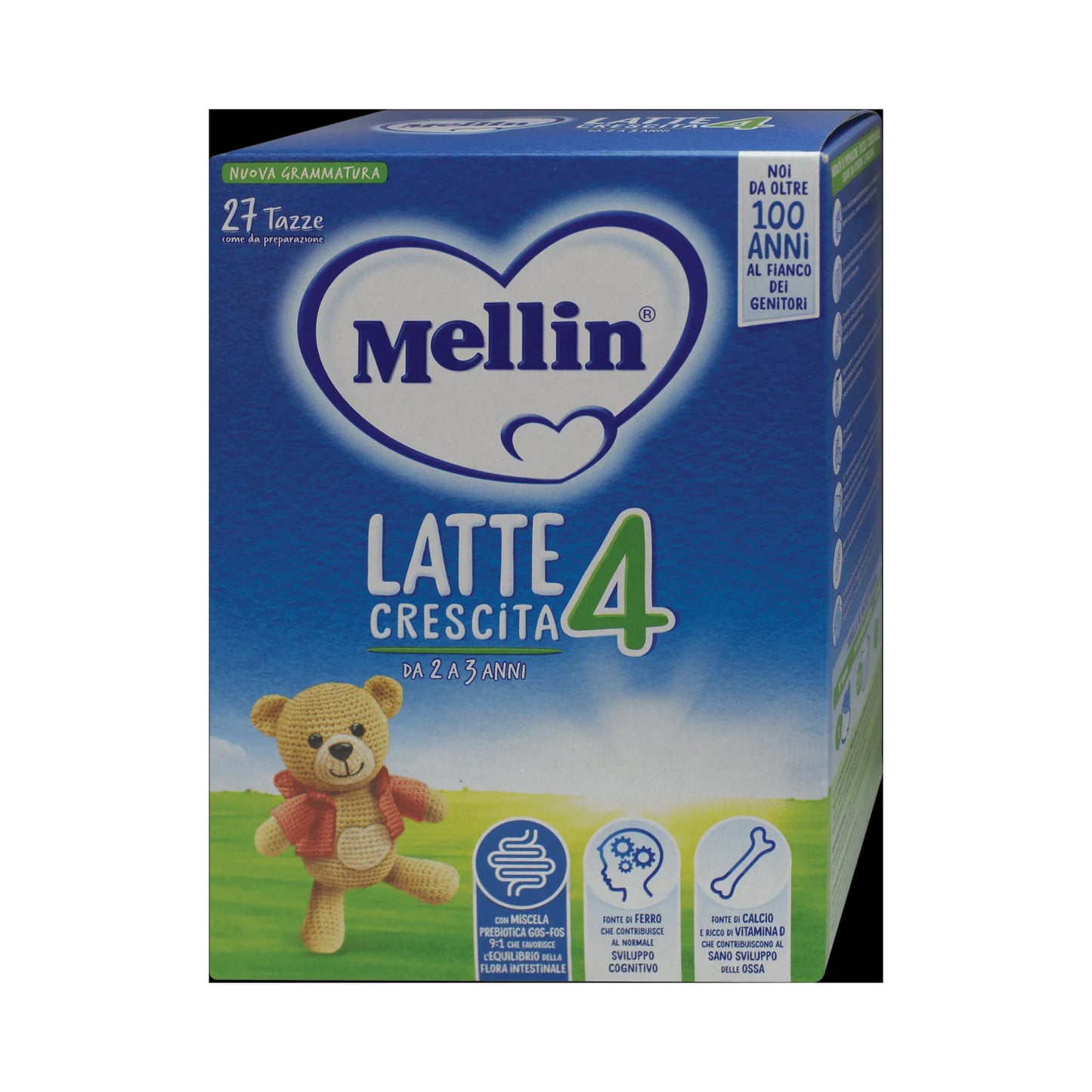 Mellin - Latte In Polvere 4: Confezione 700 gr (2x385gr)