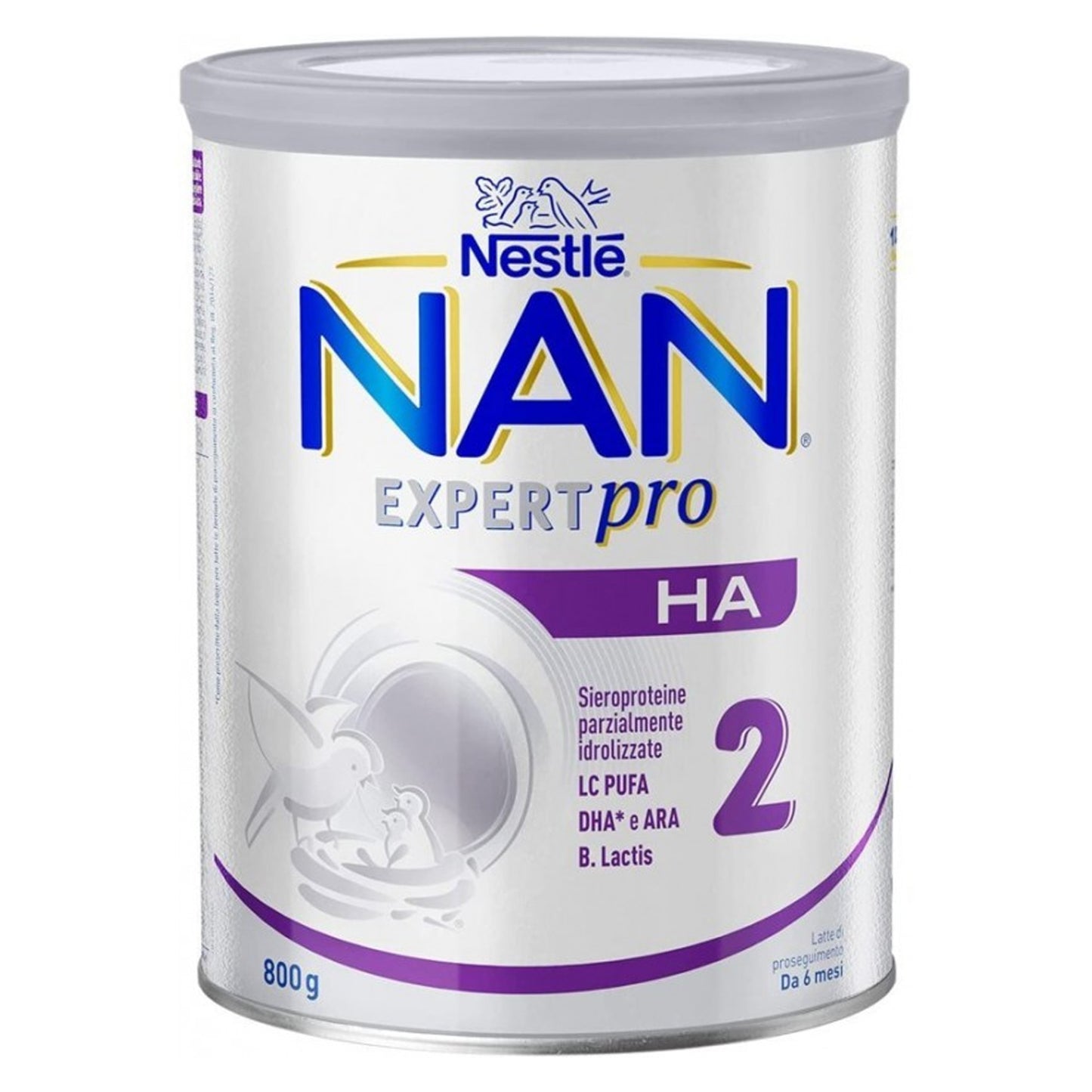 Nestlè - Latte Nan 2 Per La Prevenzione Da Allergie Al Latte Vacchino: Confezione 800 gr