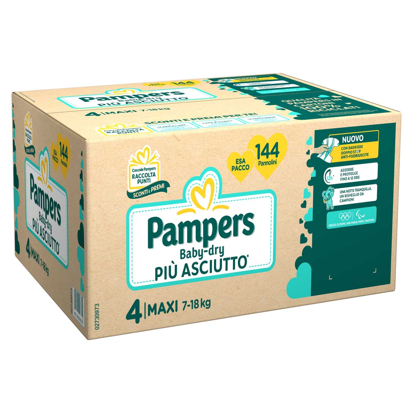 Pampers - Baby Dry Esapack Maxi 144 PZ