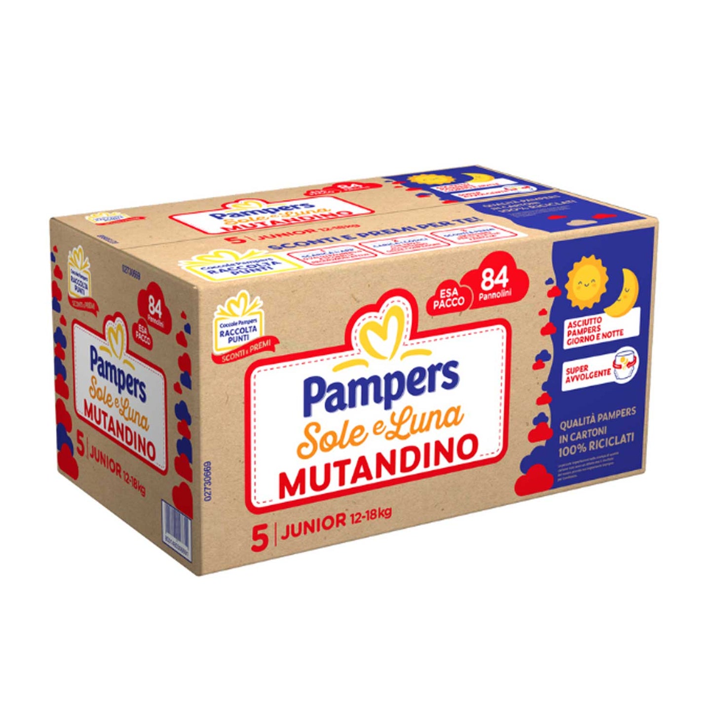Pampers - Mutandina Sole Luna Esapack Junior 84 PZ