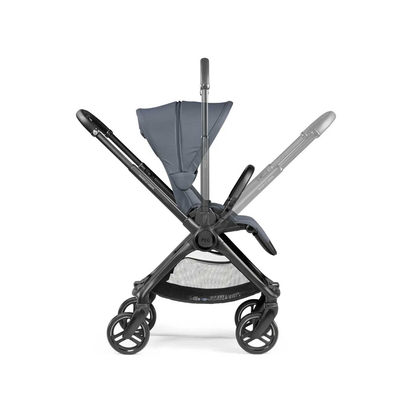 Peg Perego - Trio Switch + Culla Flex Con Seggiolino Auto Primo Viaggio Lounge Isize