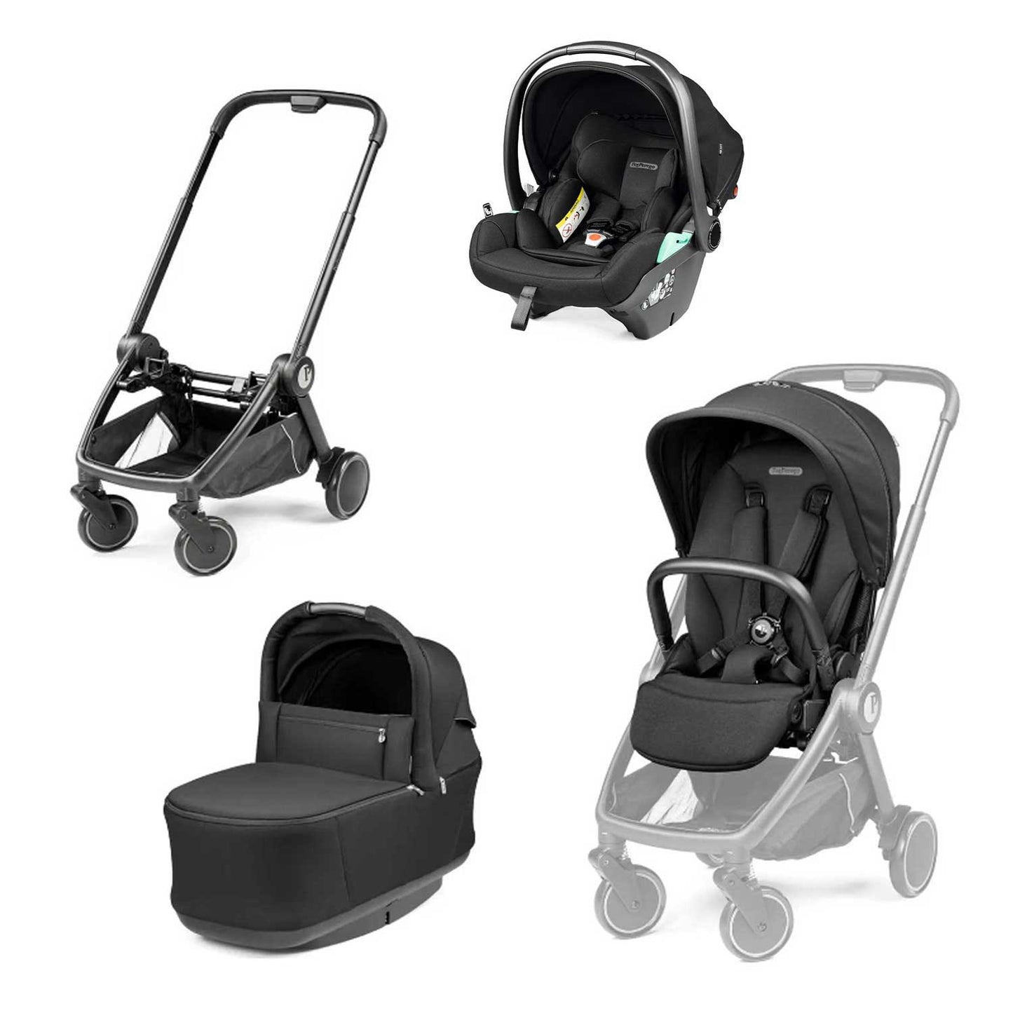 Peg Perego - City Loop + Navicella Pop Up + Seggiolino Auto Lounge Isize