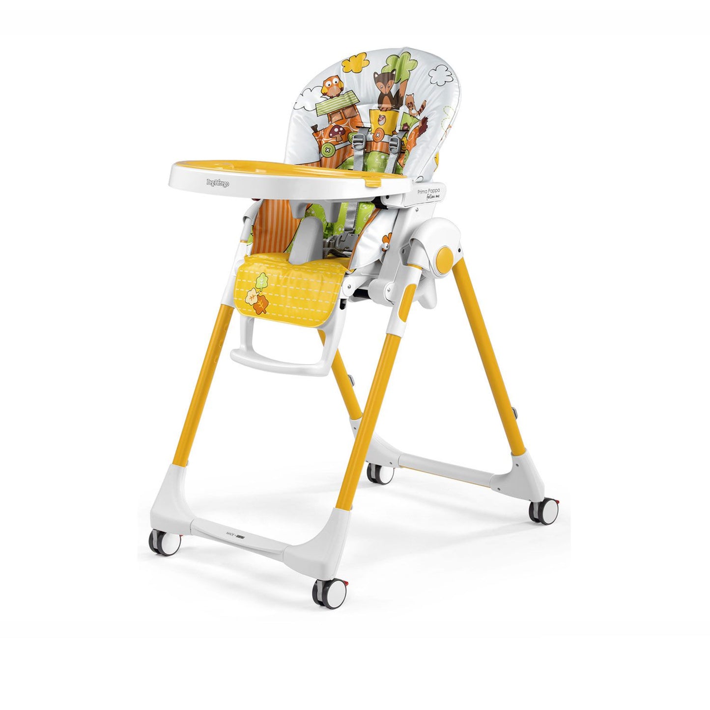 Peg Perego - Seggiolone Prima pappa Follow Me Ecopelle