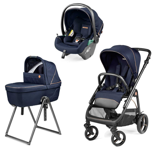 Peg Perego - Trio Veloce New Con Culla Belvedere + Primo Viaggio Lounge Modular R129