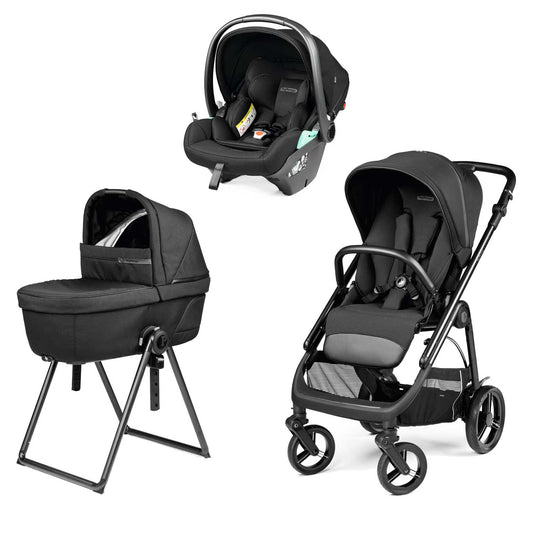 Peg Perego - Trio Veloce New Con Culla Belvedere + Primo Viaggio Lounge Modular R129