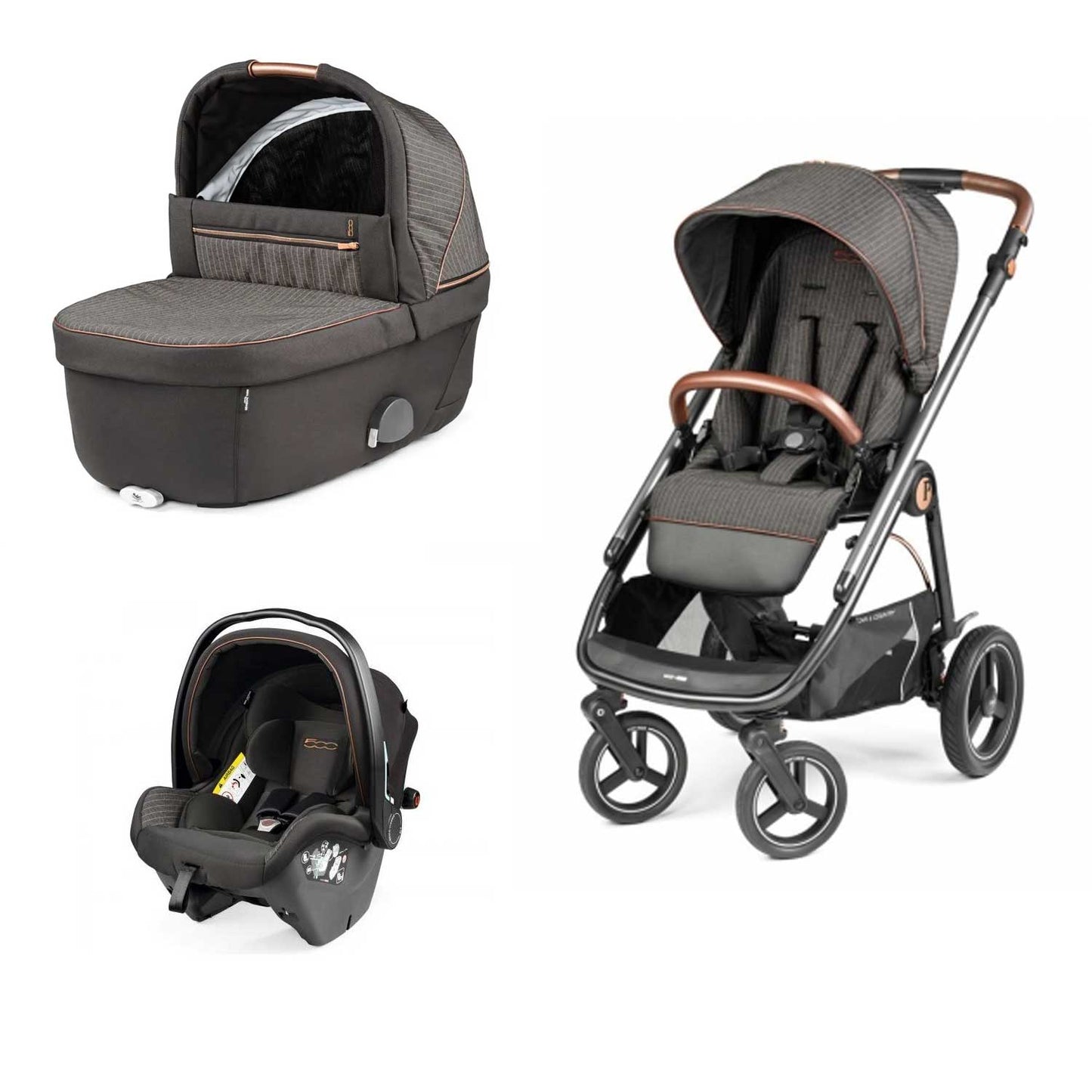 Peg Perego - Trio Veloce TC Con Culla Belvedere E Seggiolino Auto Slk Isize