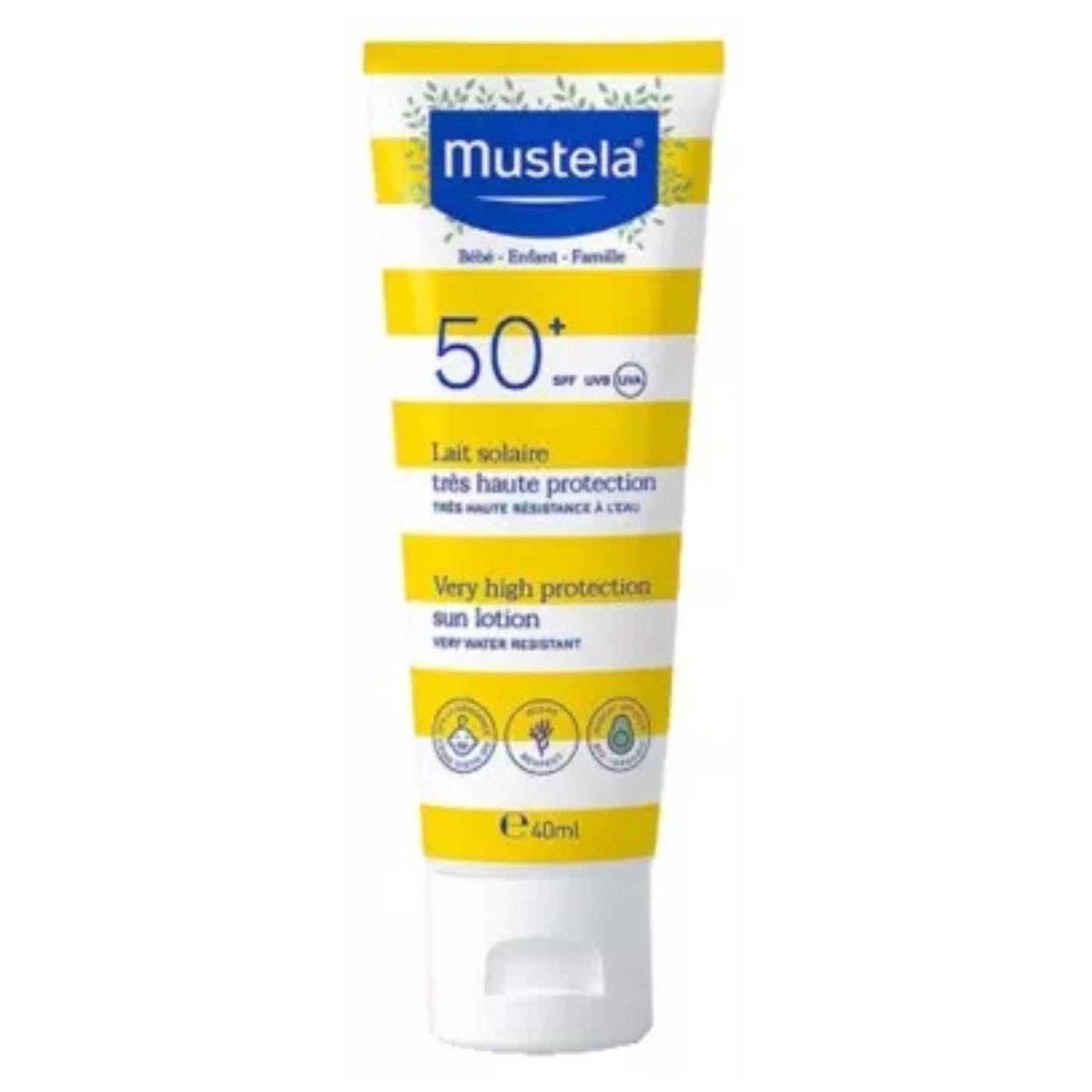 Mustela - Latte Solare SPF50+ 40Ml