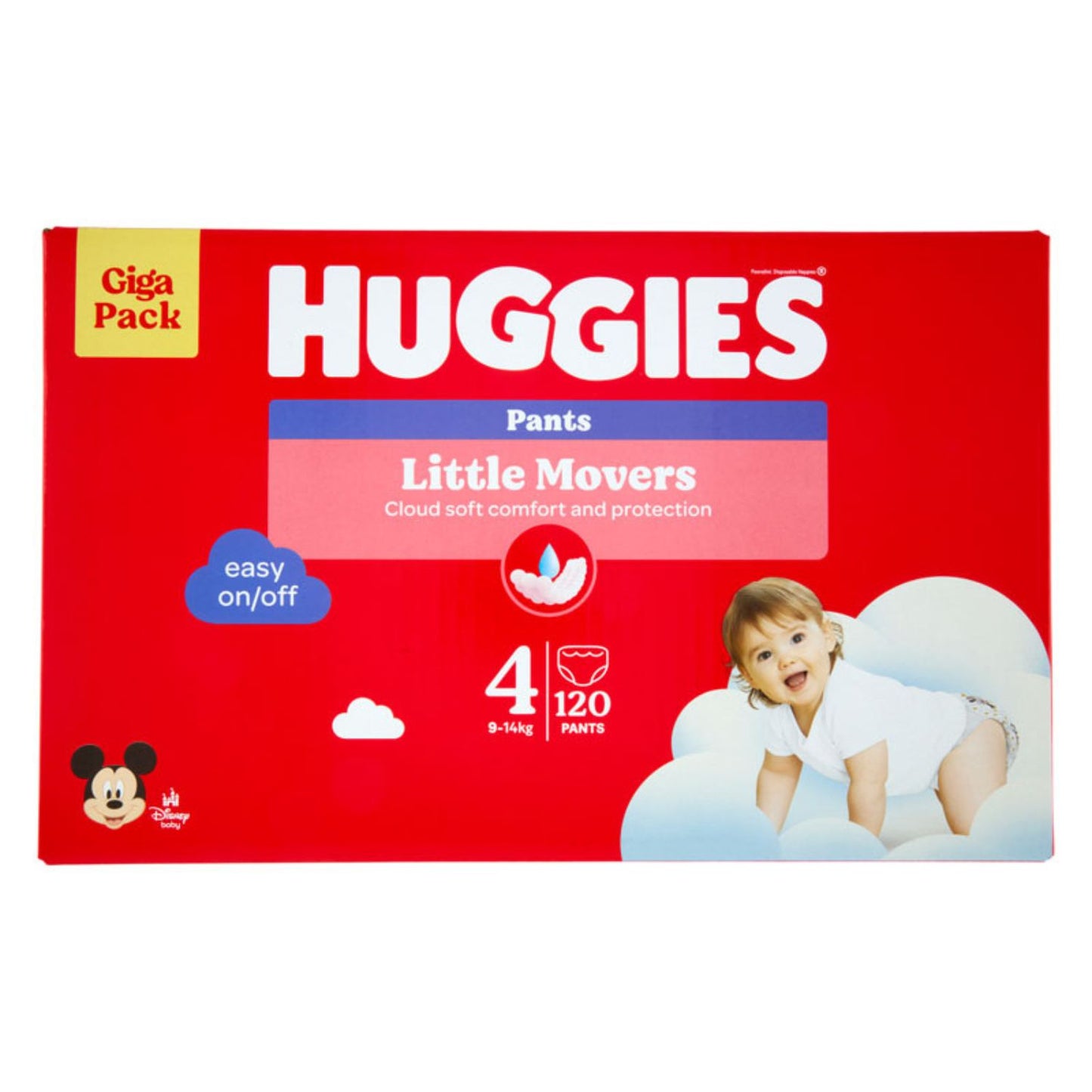 Huggies - Pannolini Little Movers Mutandina Gigapack Taglia 4