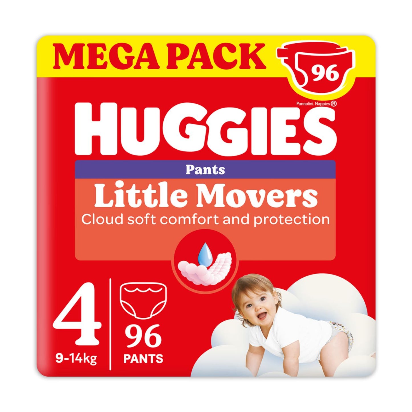 Huggies - Ultra Comfort Panties Megapack Size 4 96pcs