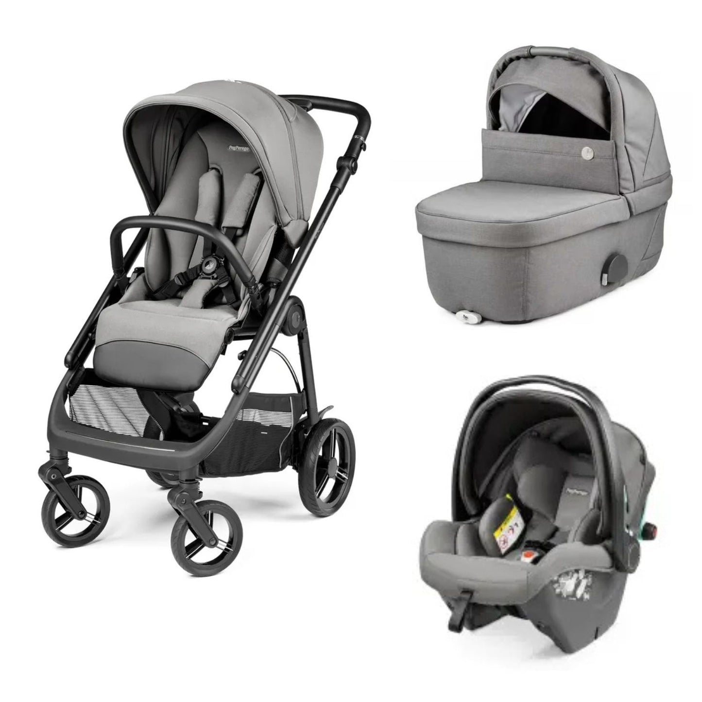 Peg Perego - Trio Veloce New Con Culla Belvedere + Primo Viaggio SLK R129
