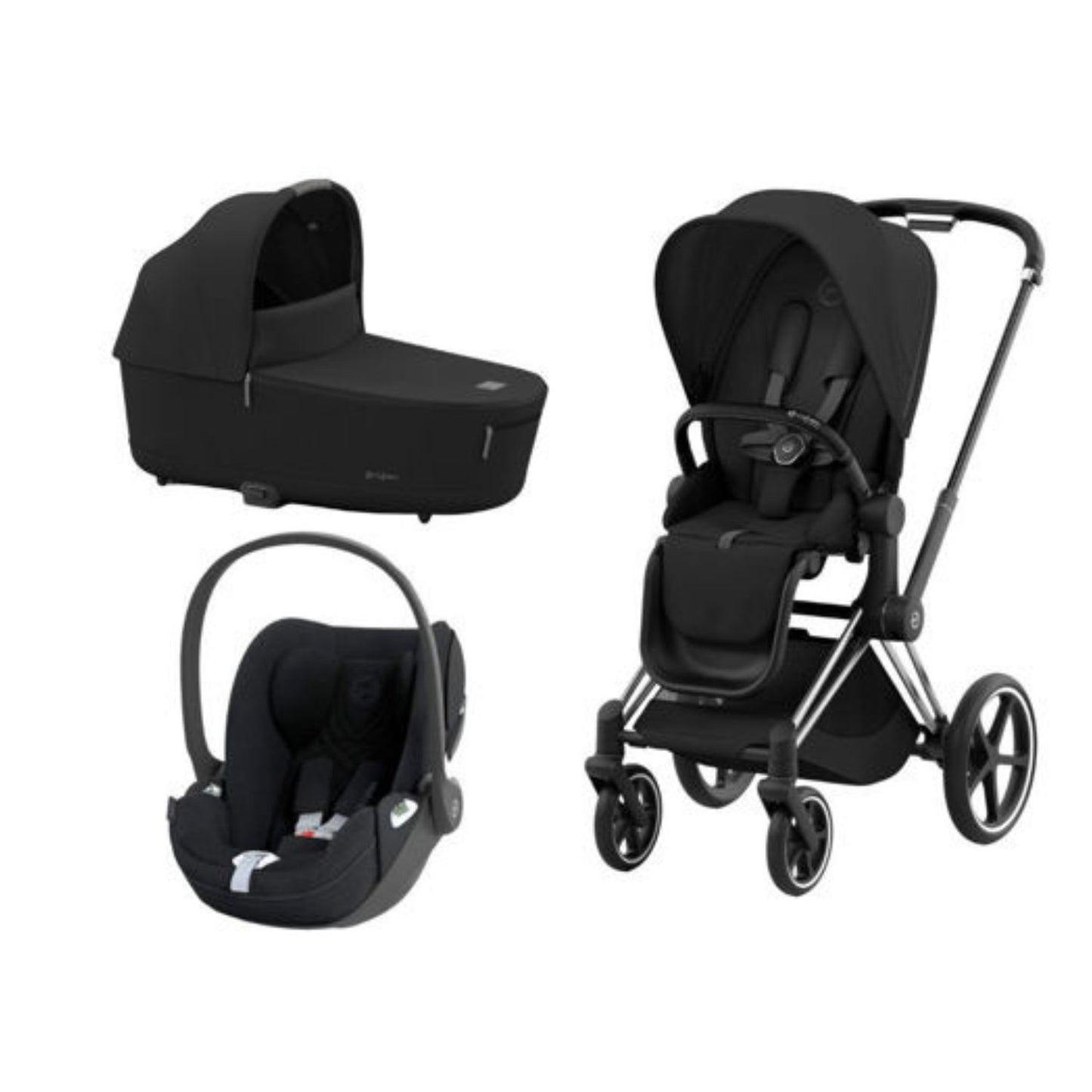 Cybex - Trio Mios: Seat Pack + Carrycot + Cloud T isize Car Seat + "Kit Mamma 2023" Case