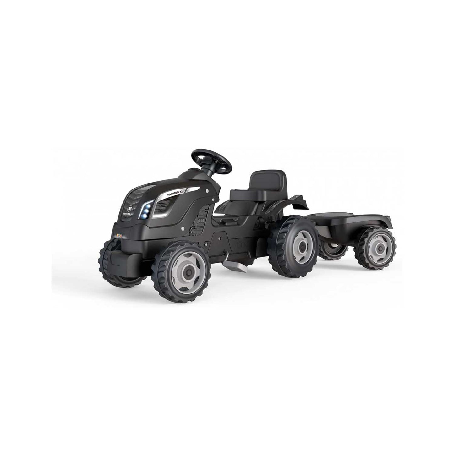 Smoby - Life Trattore Farmer XL Nero