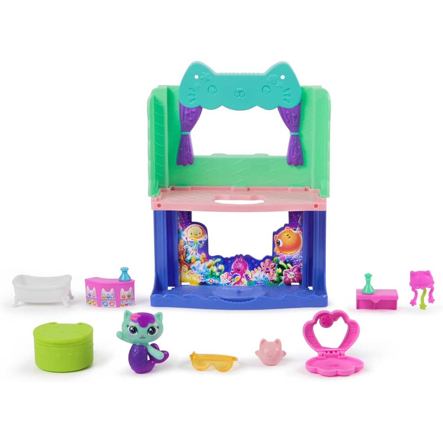Spin Master - Gabby'S Dollhouse Movie Il Bagno Spa meraviglia di MerCat Playset