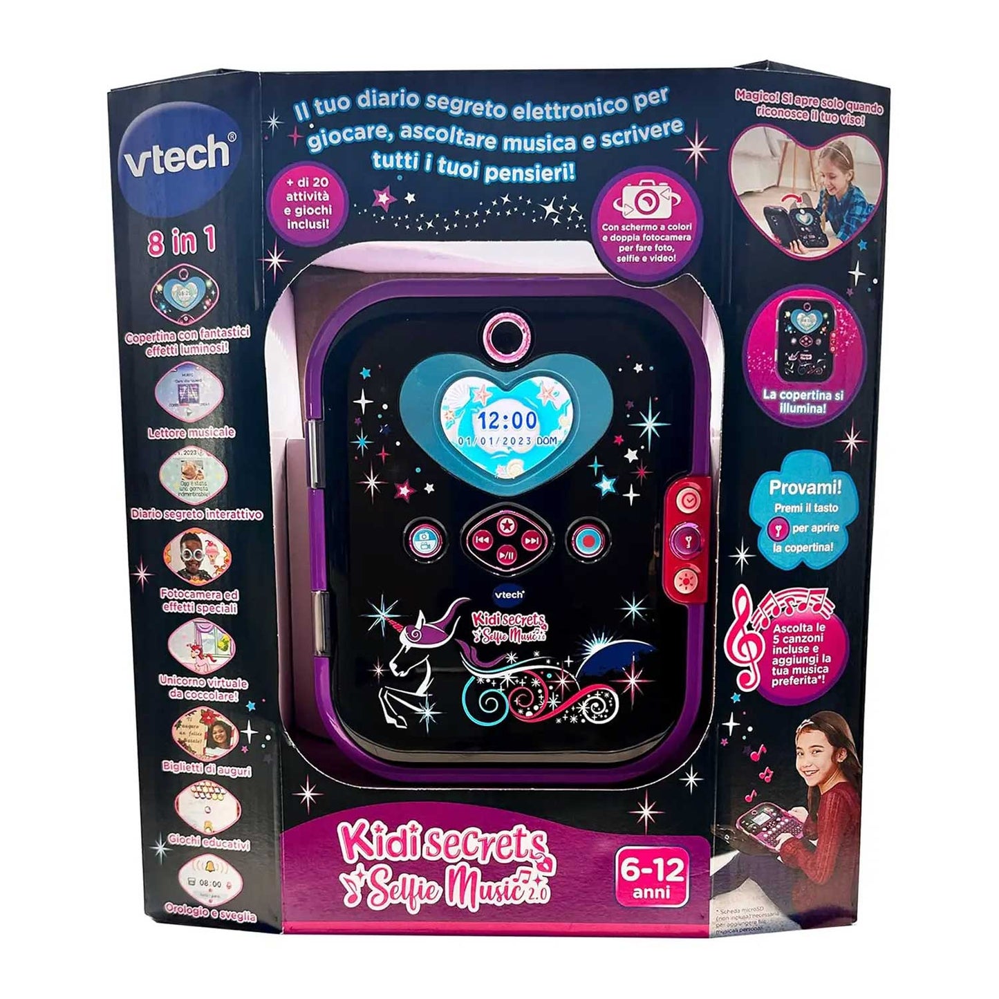 Vtech - Youth Kidisecrets Selfie Music 2.0 Black Version