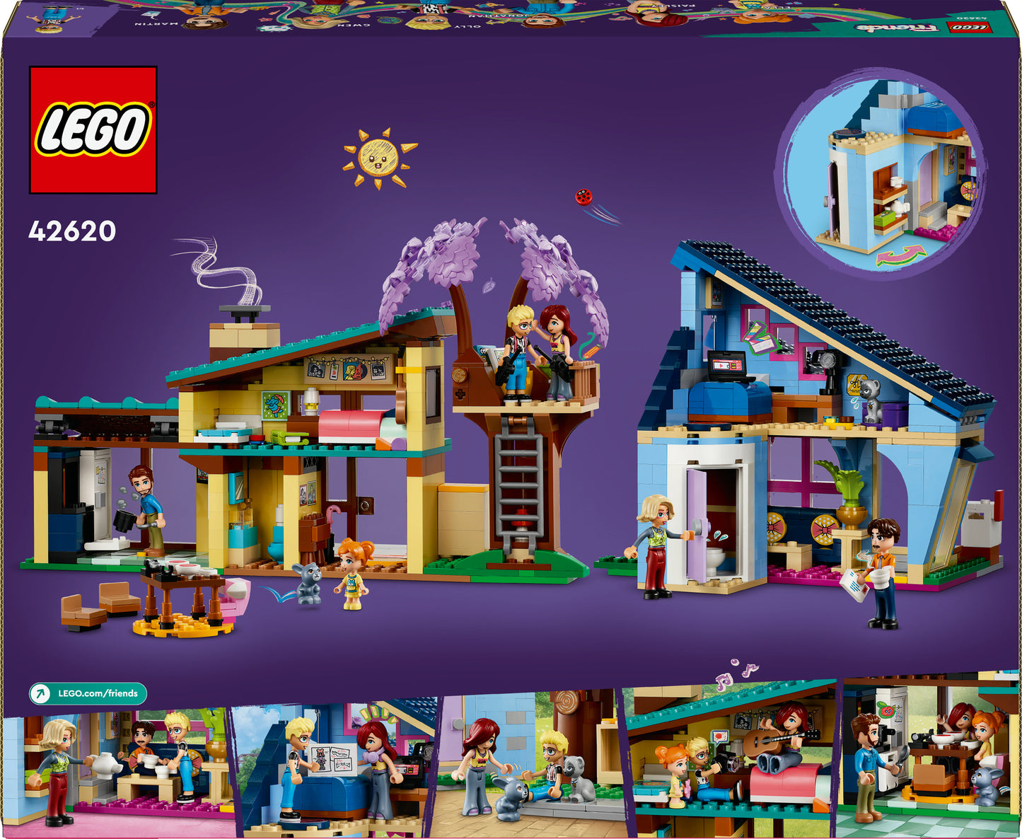 Lego - Le Case Di Olly E Paisley 42620