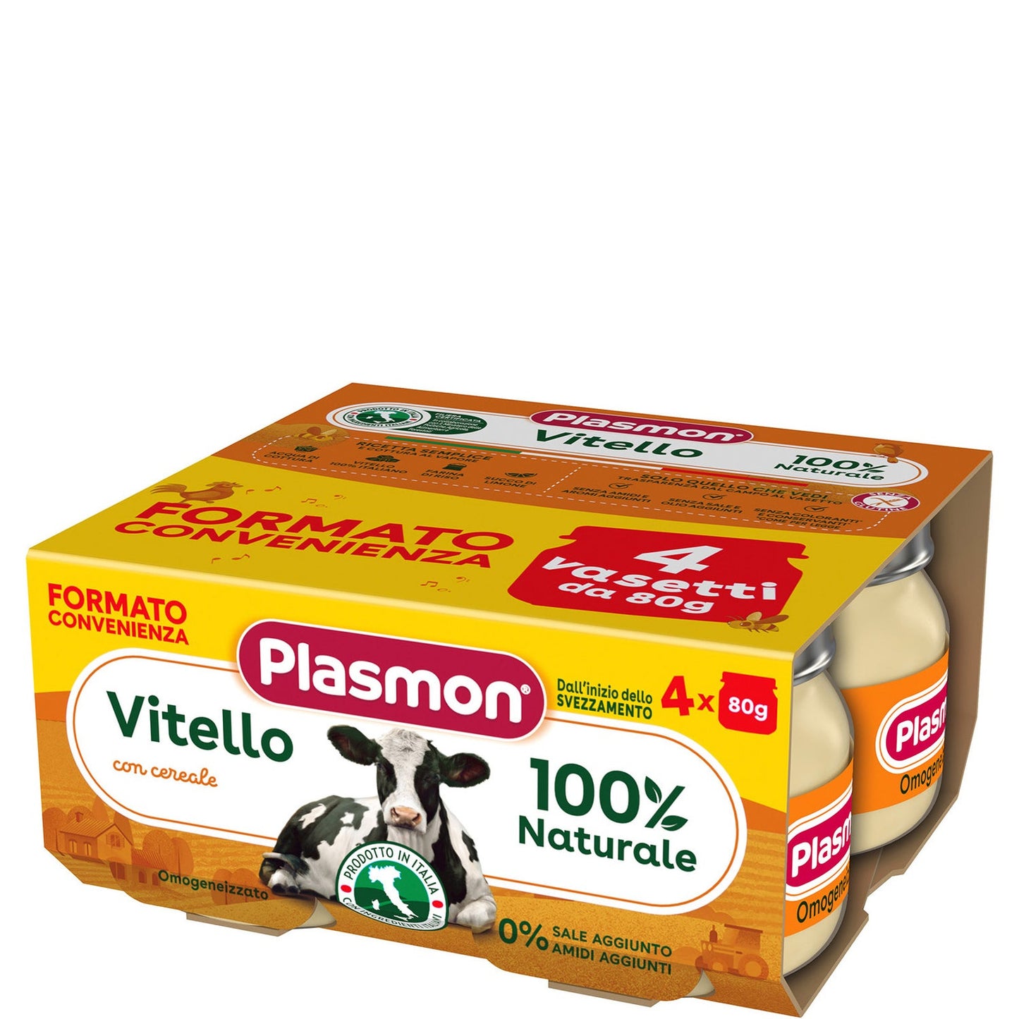 Veal Homogenized Plasmon 4 x 80 gr