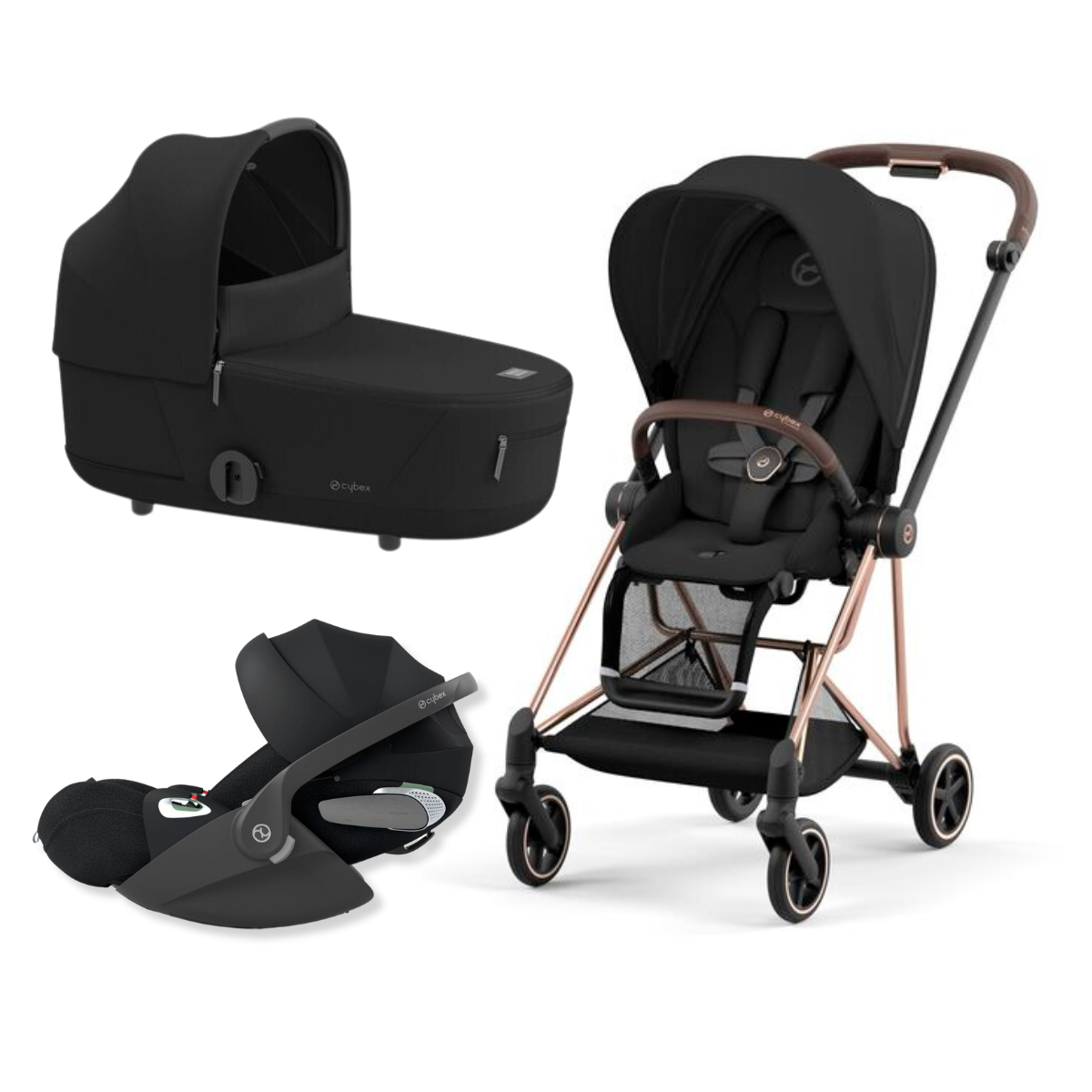 Trio Eezy S Twist+ Plus 2 + nacelle S + Cloud T i-Size de Cybex