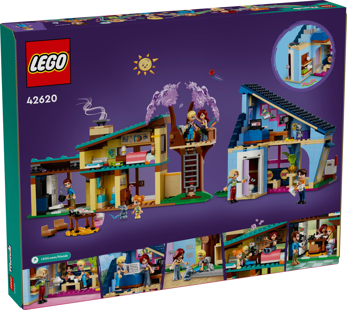 Lego - Le Case Di Olly E Paisley 42620